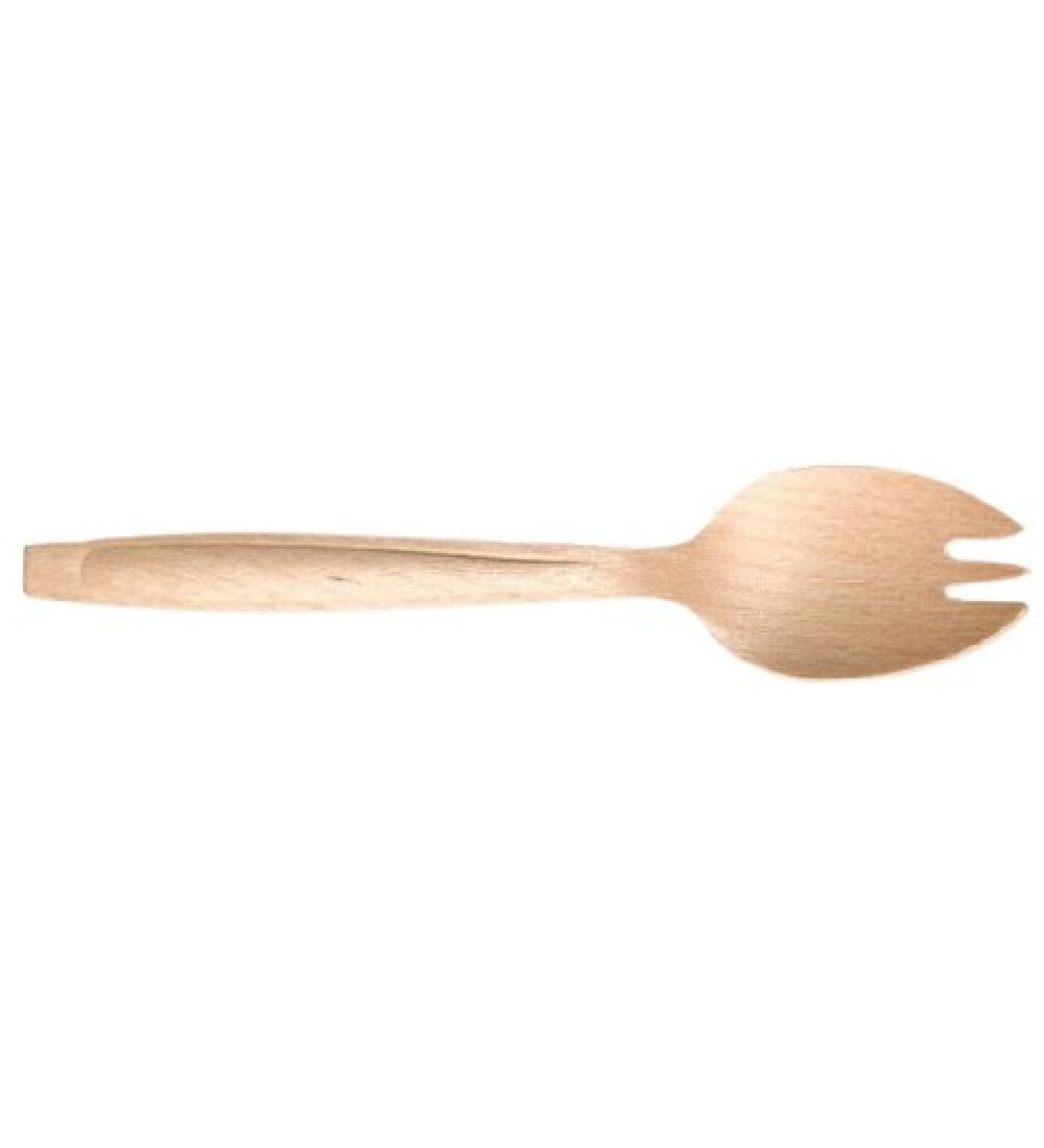 Perfect Stix Green Spork 165-1000ct Birchwood Compostable Cutlery Spork, 5.7" Length (Pack of 1000)