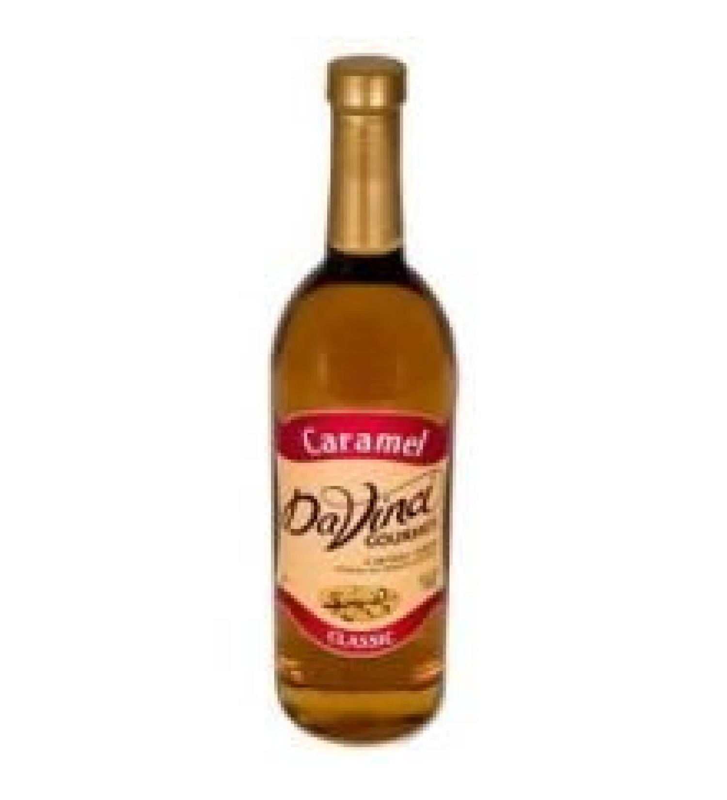 Da Vinci Gourmet Caramel Classic Syrup 750 Milliliter -- 6 per case.