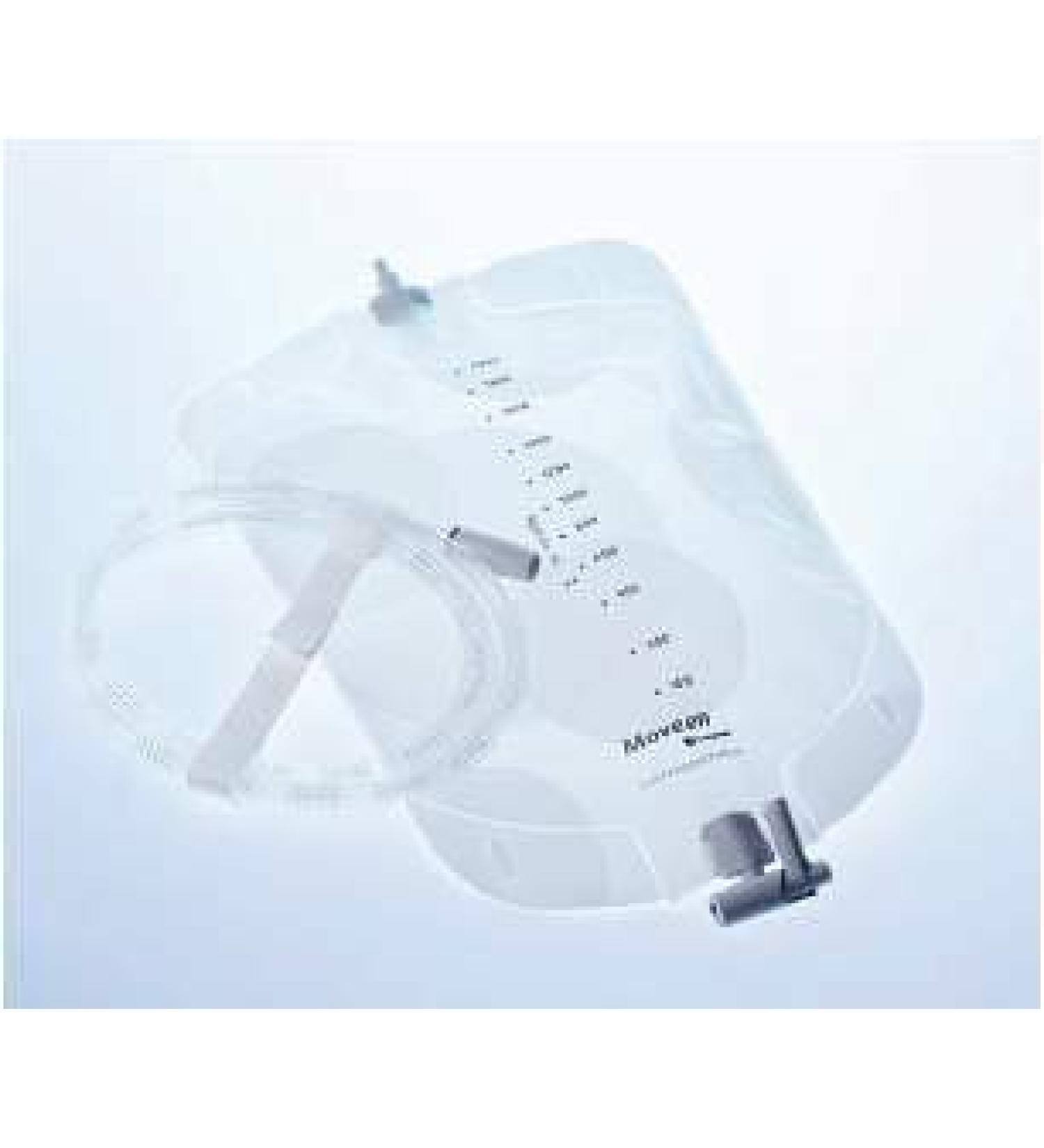 Moveen Urinary Night Drain Bag 2000 mL 21356 - Box of 10
