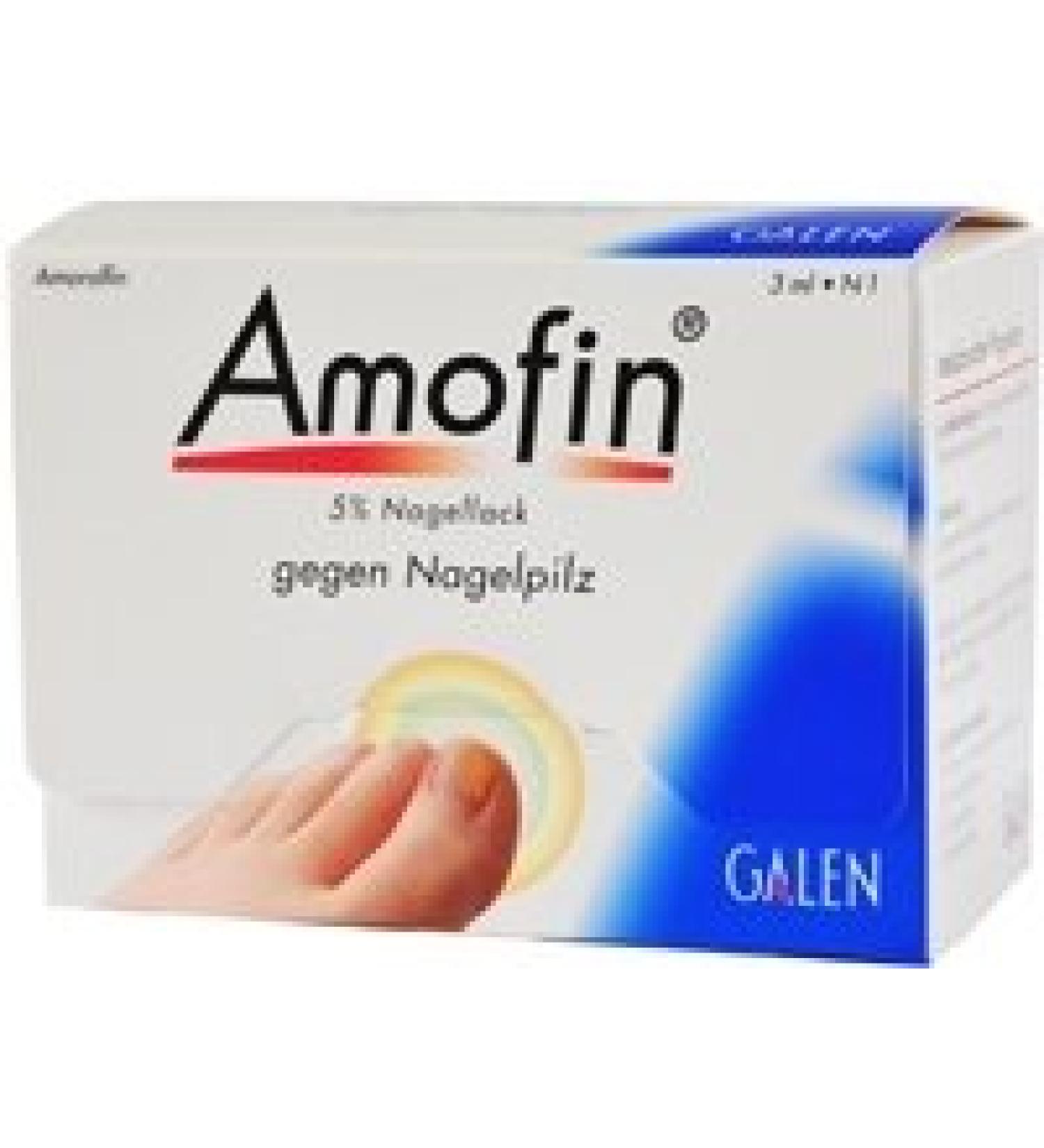Amofin 5% nail polish 3 ml