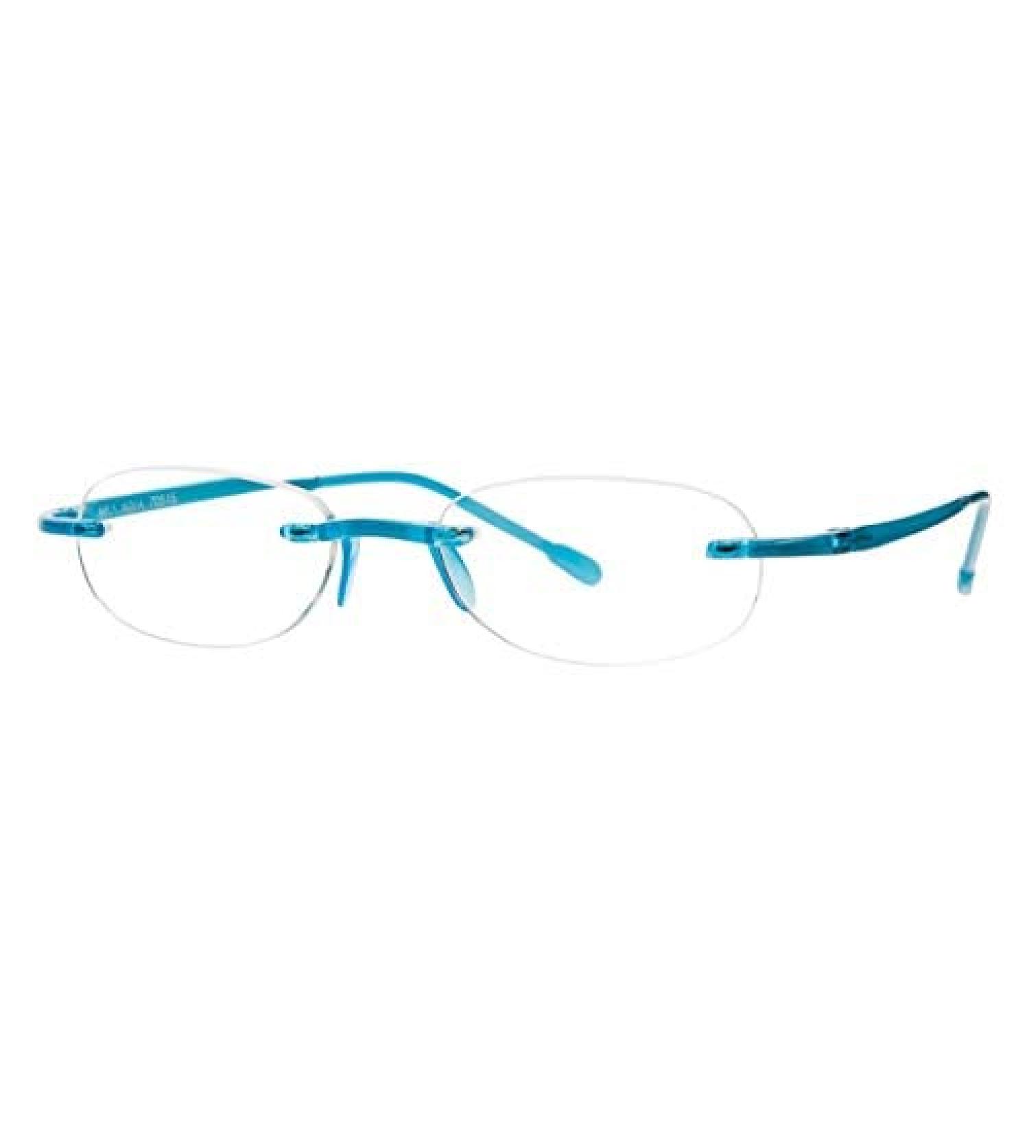 SCOJO New York Gels Manhattan Reading Glasses - Aqua Matte Textured Readers 2.75x for Men and Women - Buy Online on GoSupps.com