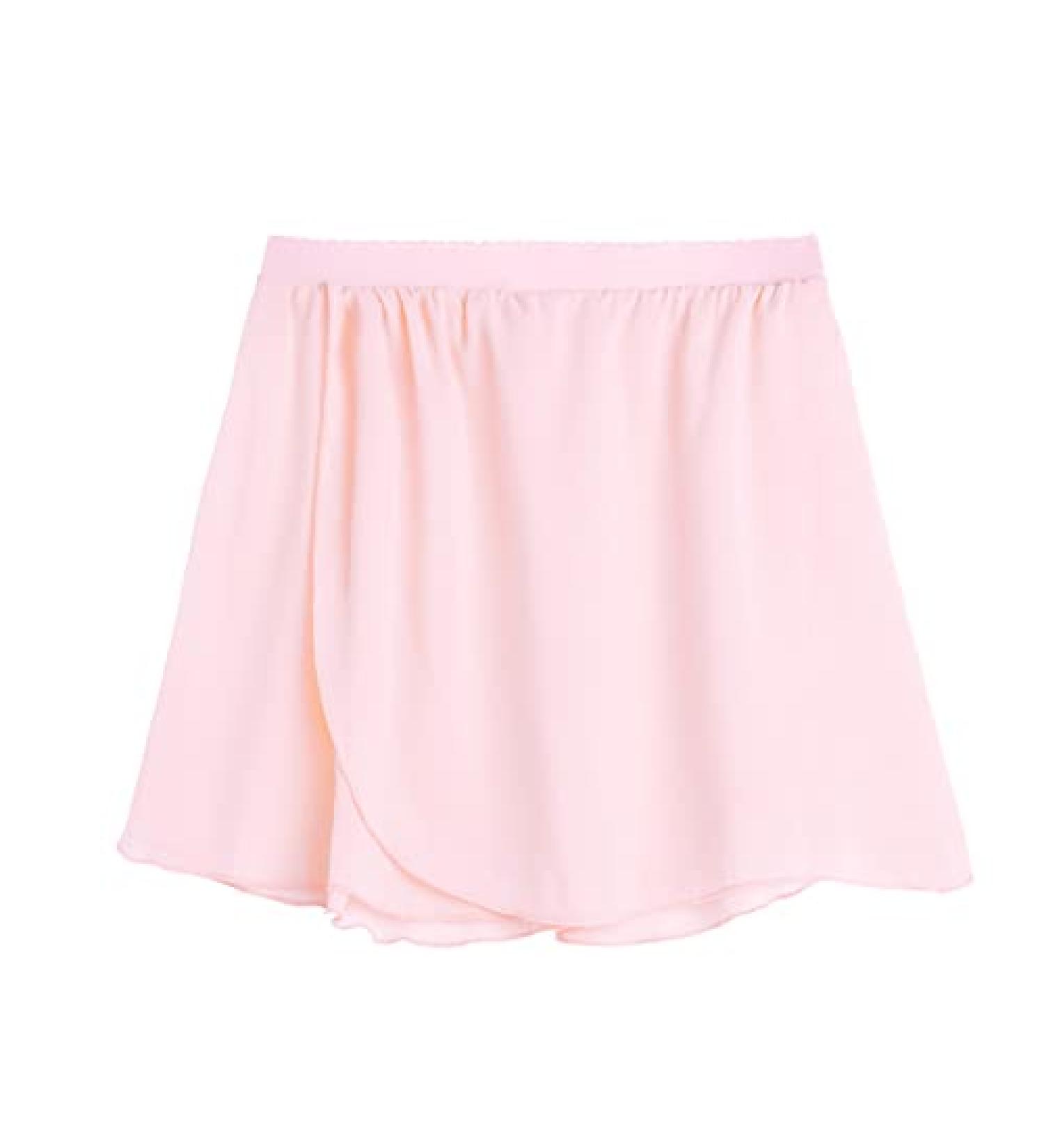 Domusgo Girls Ballet Dance Chiffon Skirt - Pink/Black - Ages 2-12 - Dancewear for Kids - Buy Online on GoSupps.com