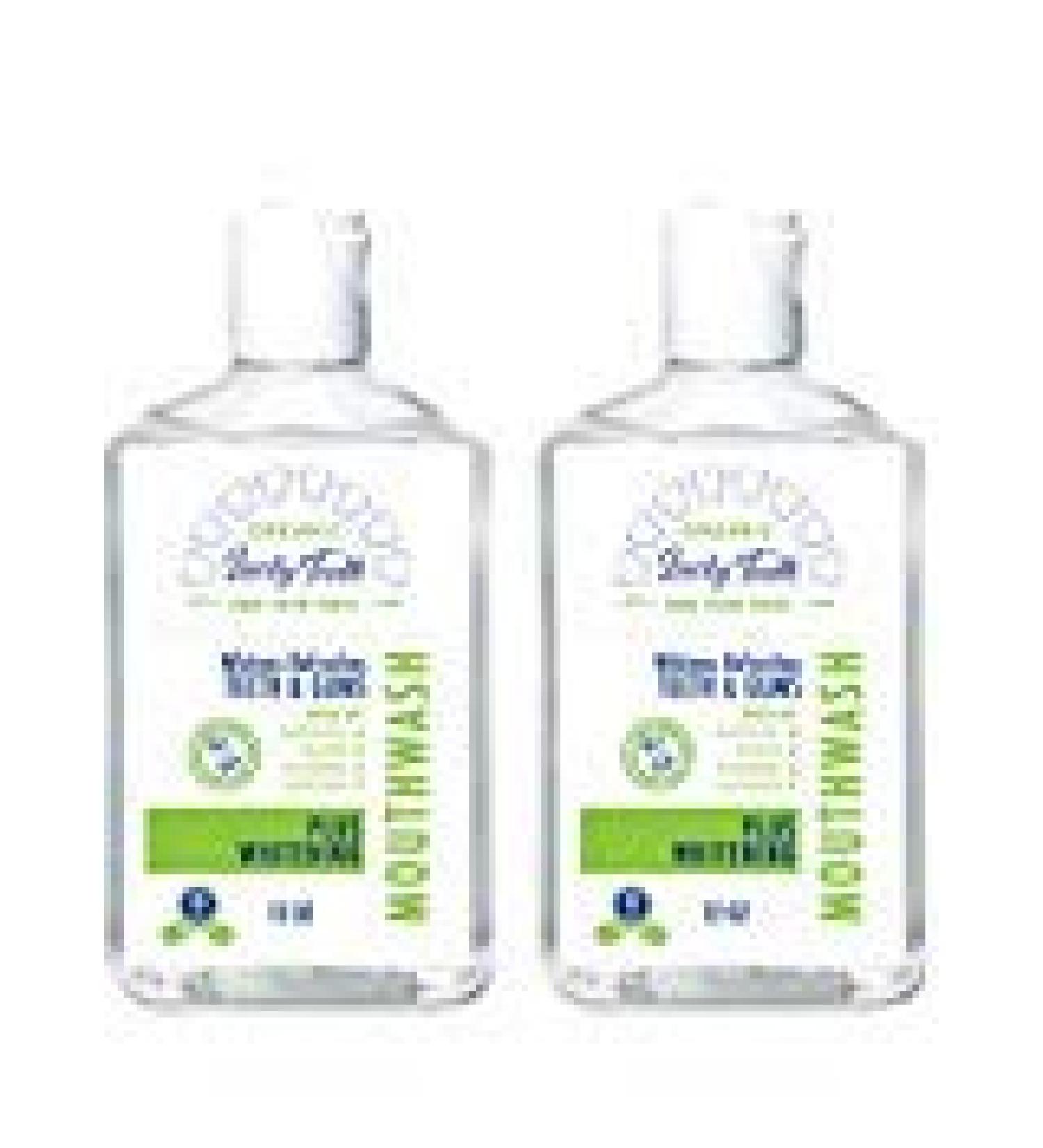 Lucky Teeth Organic Food Grade Peroxide MouthWash - Plus WHITENING - Whitens  Refreshes. Food Grade Peroxide + Essential Oils.   (2)