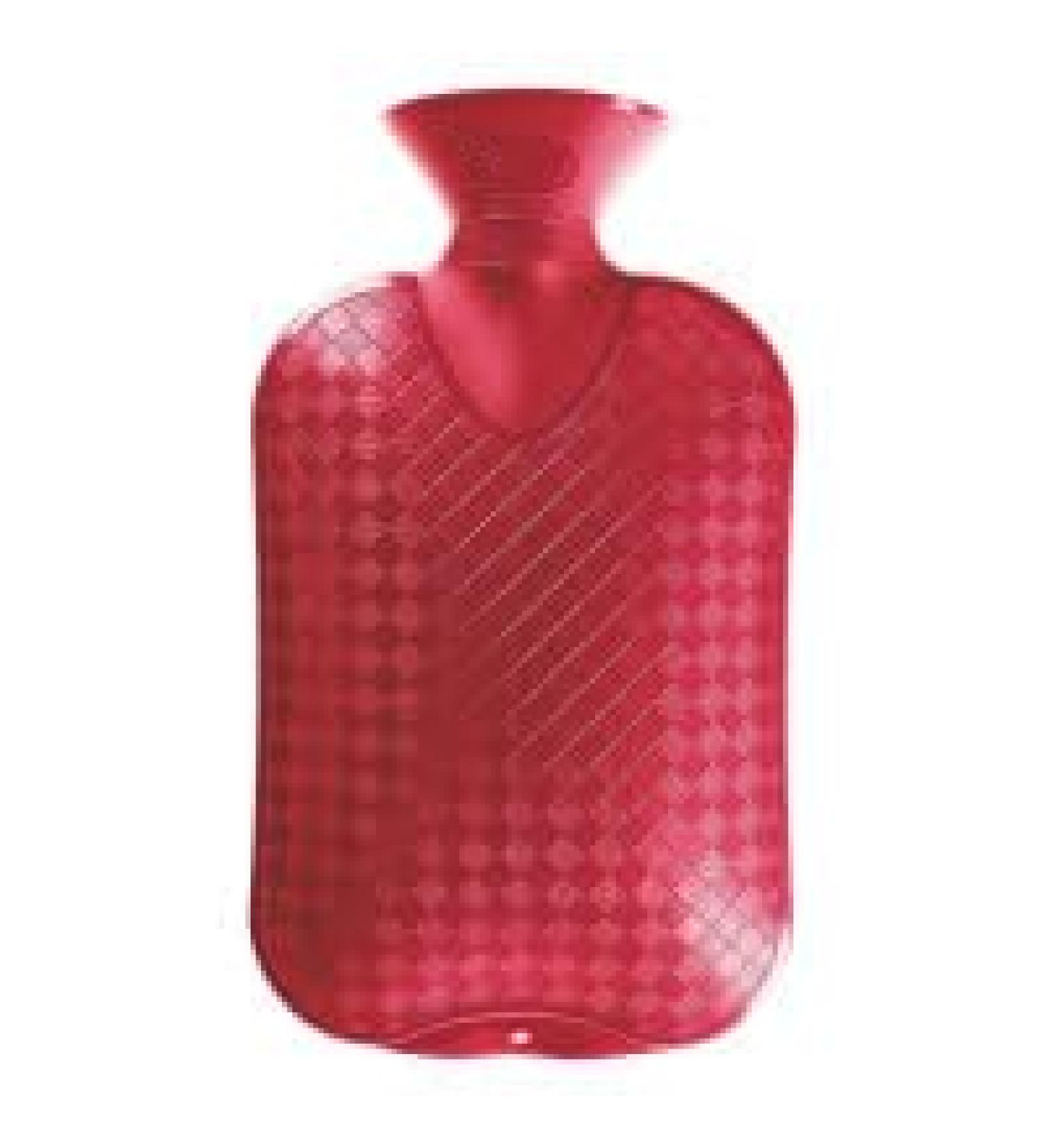 FASHY hot water bottle smooth cranberry 6420 42 1 pc