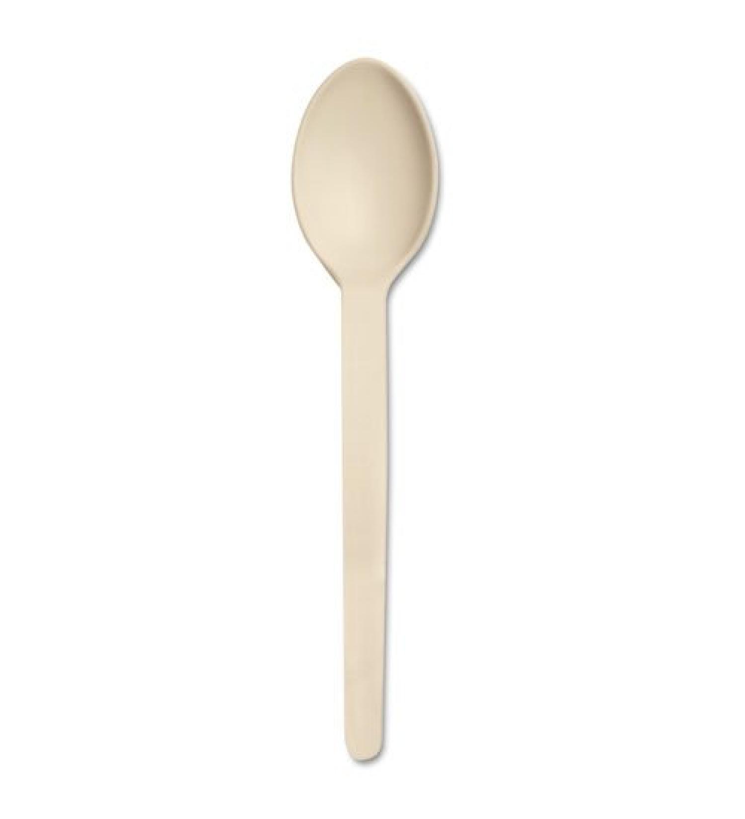 Baumgartens - Corn Starch Cutlery Spoon White 100/Pack 10232 (DMi PK by Baumgartens