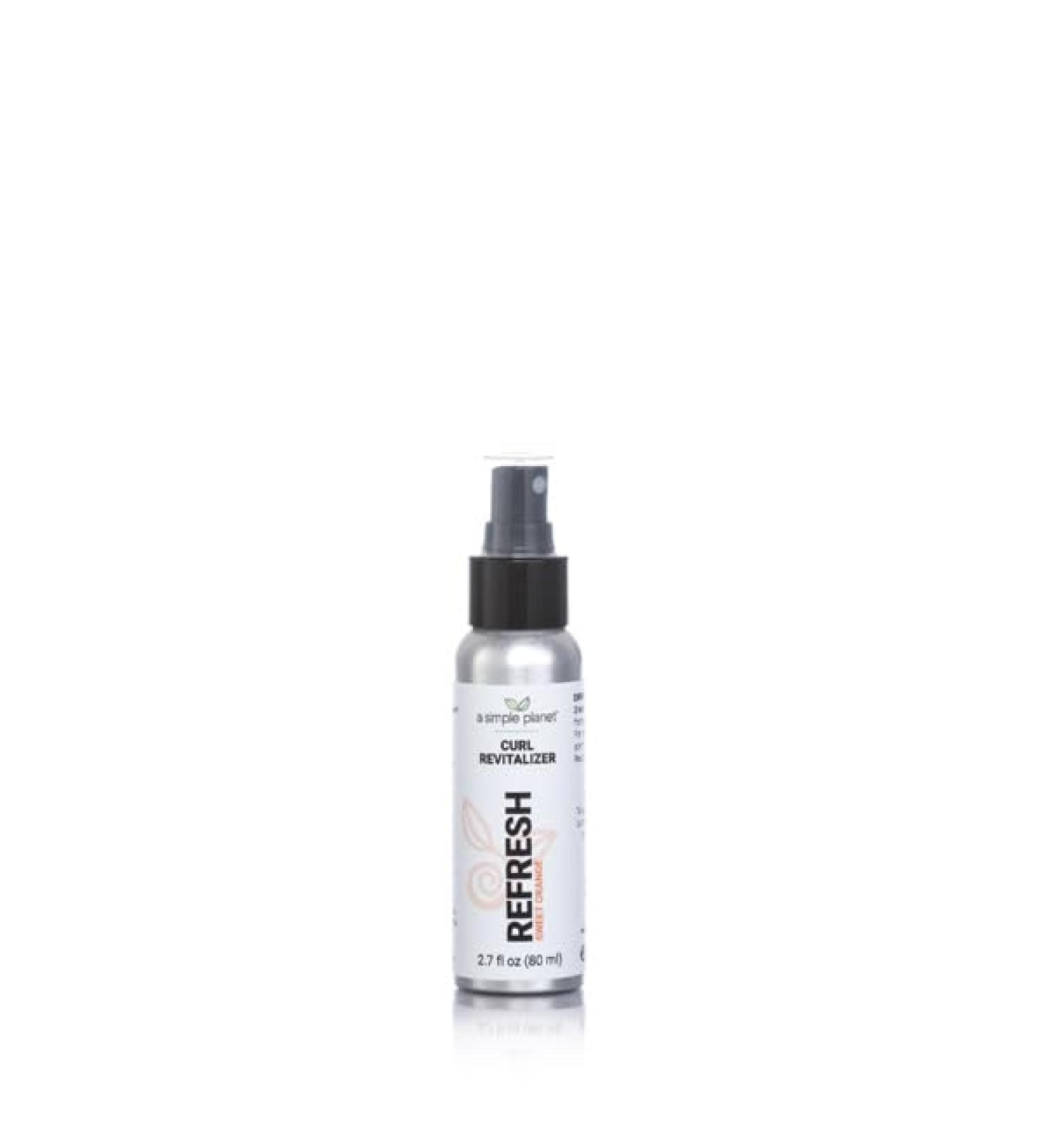 Refresh Curl Revitalizer for Curly Hair (2.7 Floz Sweet Orange) Sweet Orange 2.7 Fl Oz (Pack of 1)