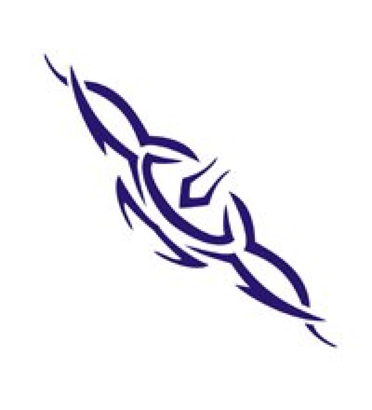 Eulenspiegel 105245 - Self-adhesive stencil - Symmetric Tribal