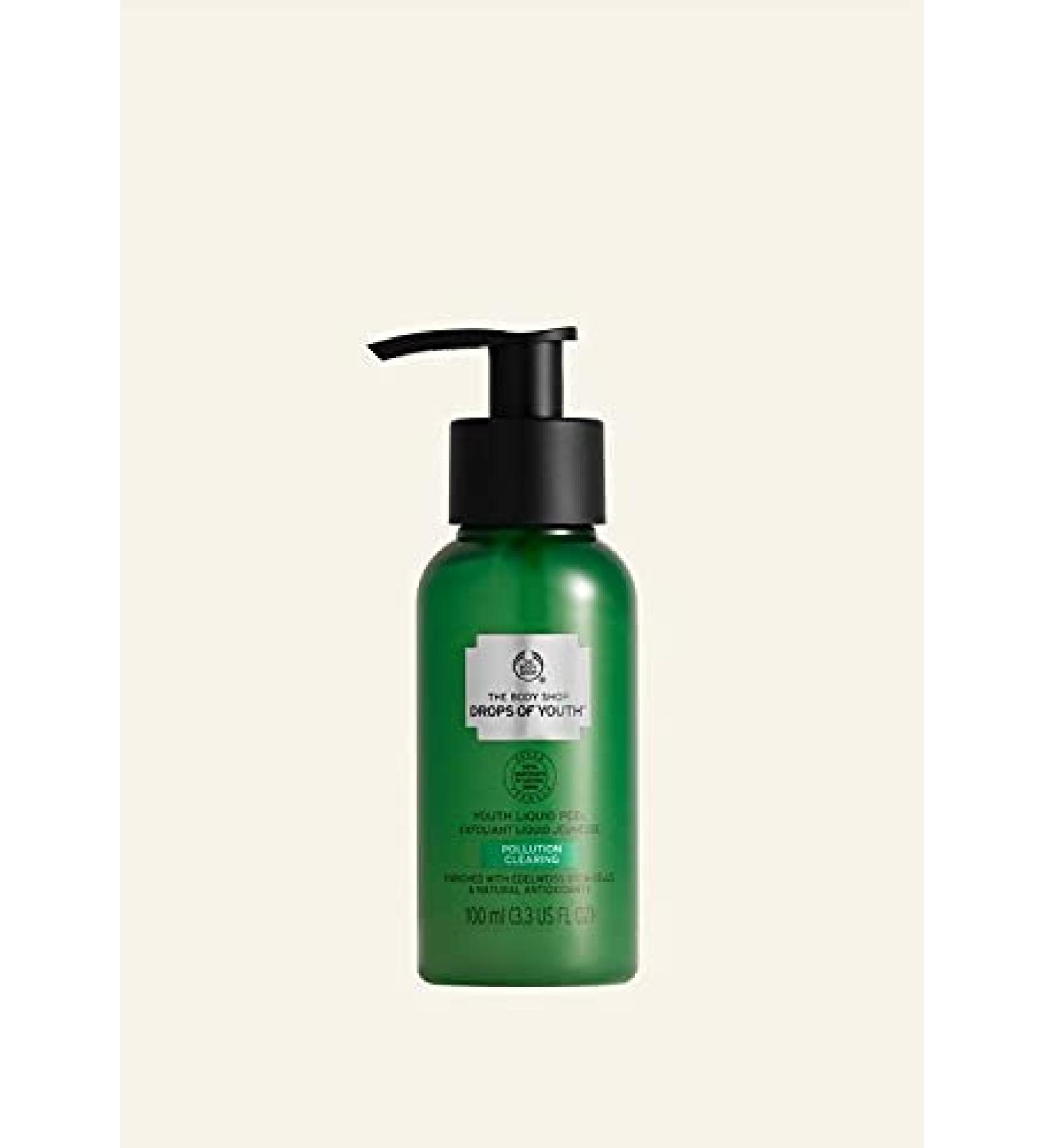 THE BODY SHOP DOY Youth Liquid Peel FOR SKIN GENTLY EXFOLIATES AND PEELS (100 ml Liquid) - Buy Online on GoSupps.com
