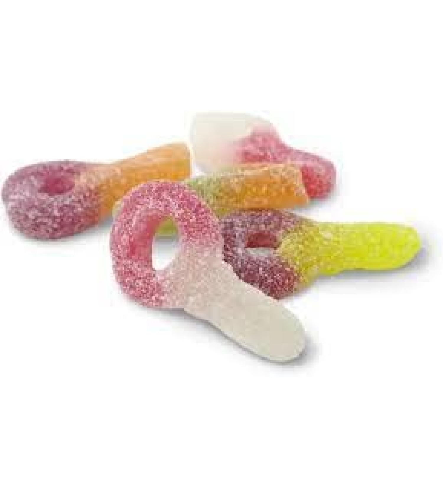 Chewy Fizzy Sour Dummy Mix Sweets Share Bag - 1kg Bag - Buy Online on GoSupps.com