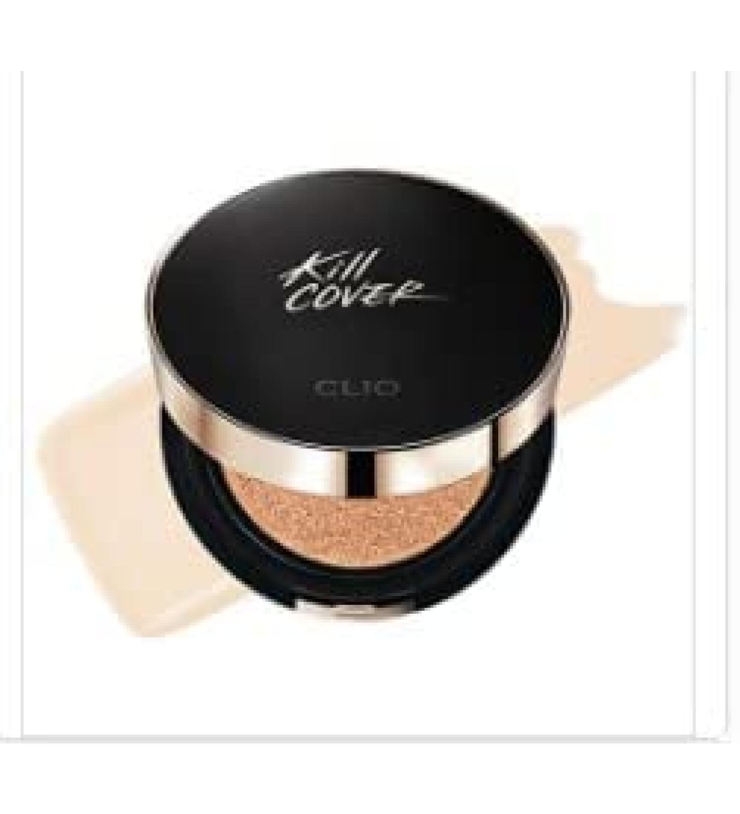 CLIO KII Cover Fixer Cushion SPF50+ PA++++ in Ginger - 0.52oz - Buy Online on GoSupps.com