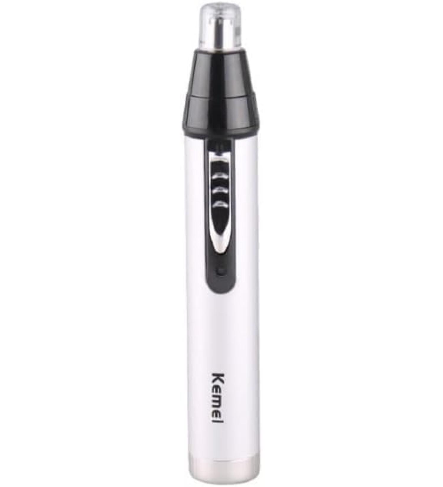 Nose and Ear Hair Trimmer - USB Rechargeable Lighted Groomer for Home & Travel | Electric Eyebrow Trimmer with Charger - Buy Online on GoSupps.com