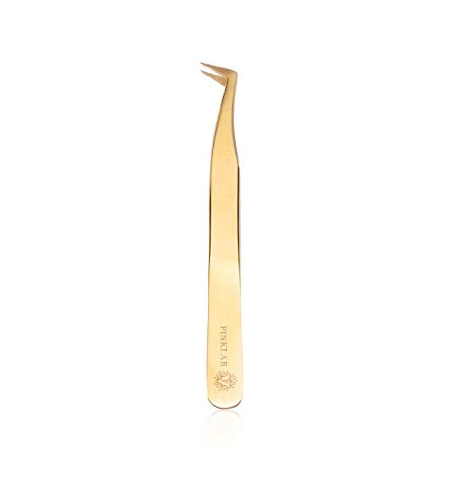 Rev Pro Gold 90 Tweezer for 3D 6D Eyelash Extensions - PINKLAB - Buy Online on GoSupps.com