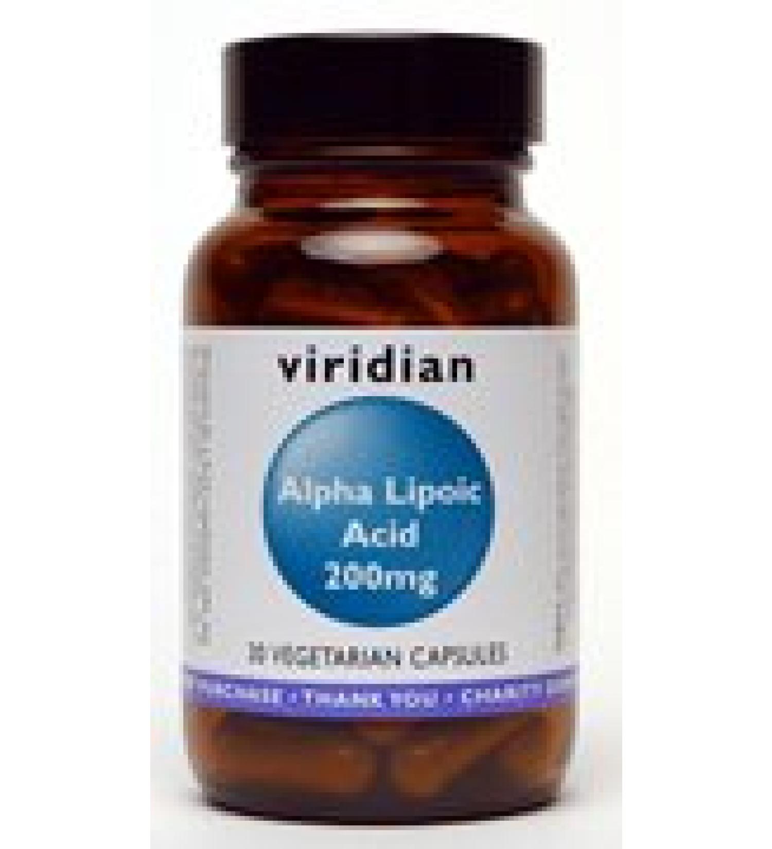 Alpha Lipoic Acid 200mg: 30 Veg Caps