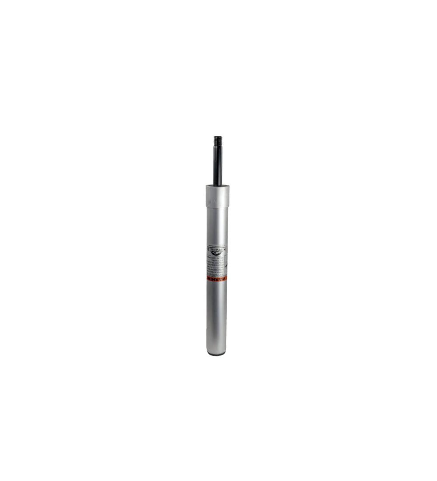 Springfield 1630423-A Threaded Fixed-Height Post for Kingpin Seat Mounts and Bases - 15", Anodized Finish