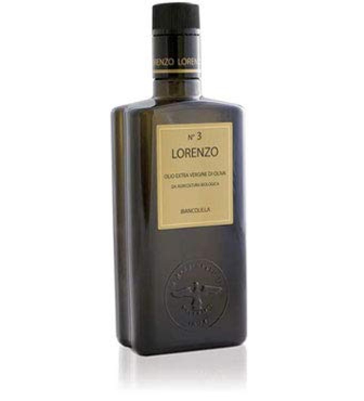 Manfredi Barbera & Figli Spa Lorenzo N.3 Organic Extra Virgin Olive Oil Cerasile DOP Valli Trapanesi 50 cl