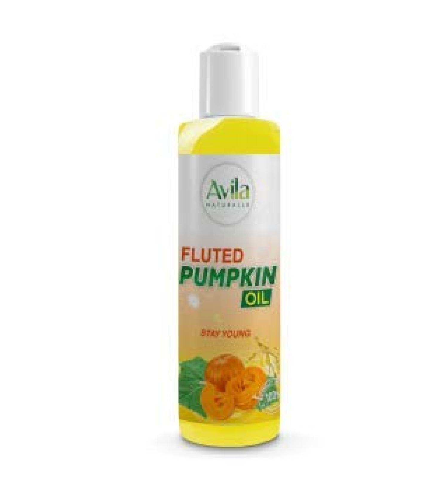 Fluted Pumpkin Oil 100ml UGU - 100% Pure Natural Body Care | Cold Pressed - Skin Food Ugu Leaves