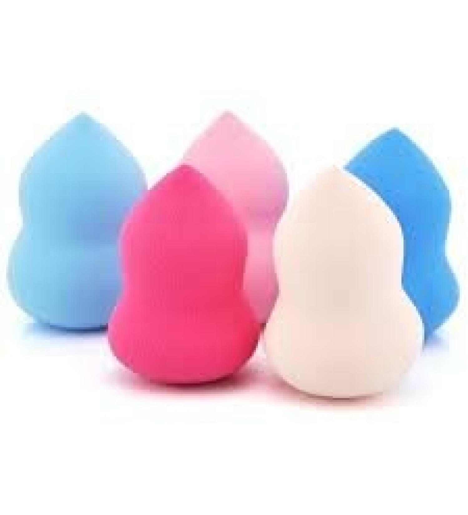 BOOLAVARD TM 5-pc.Cosmetics sponge set for flawless application of make-up blender sponge sponge powder-quaste makeup make