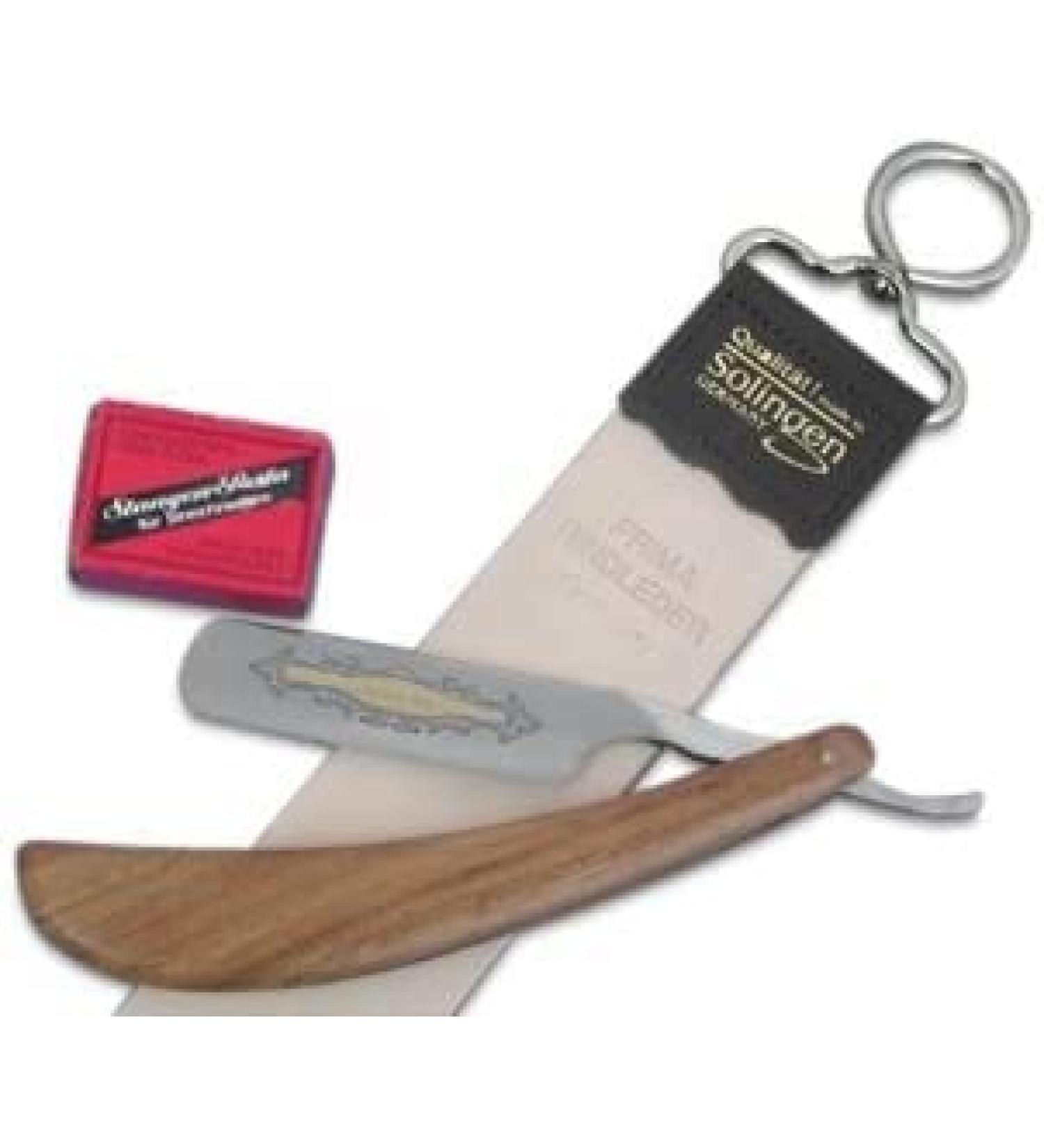 Premium Men's Razor Set with Strop from Solingen - International Shipping Available - Buy Online on GoSupps.com