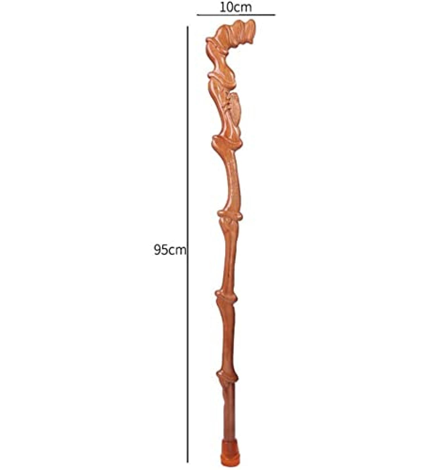 Wooden Walking Stick Solid Cane Wooden Cane Solid Wood Crutch Mahogany Walker Non- Old Man Walking Stick Men Ladies Seniors are Available - Buy Online on GoSupps.com