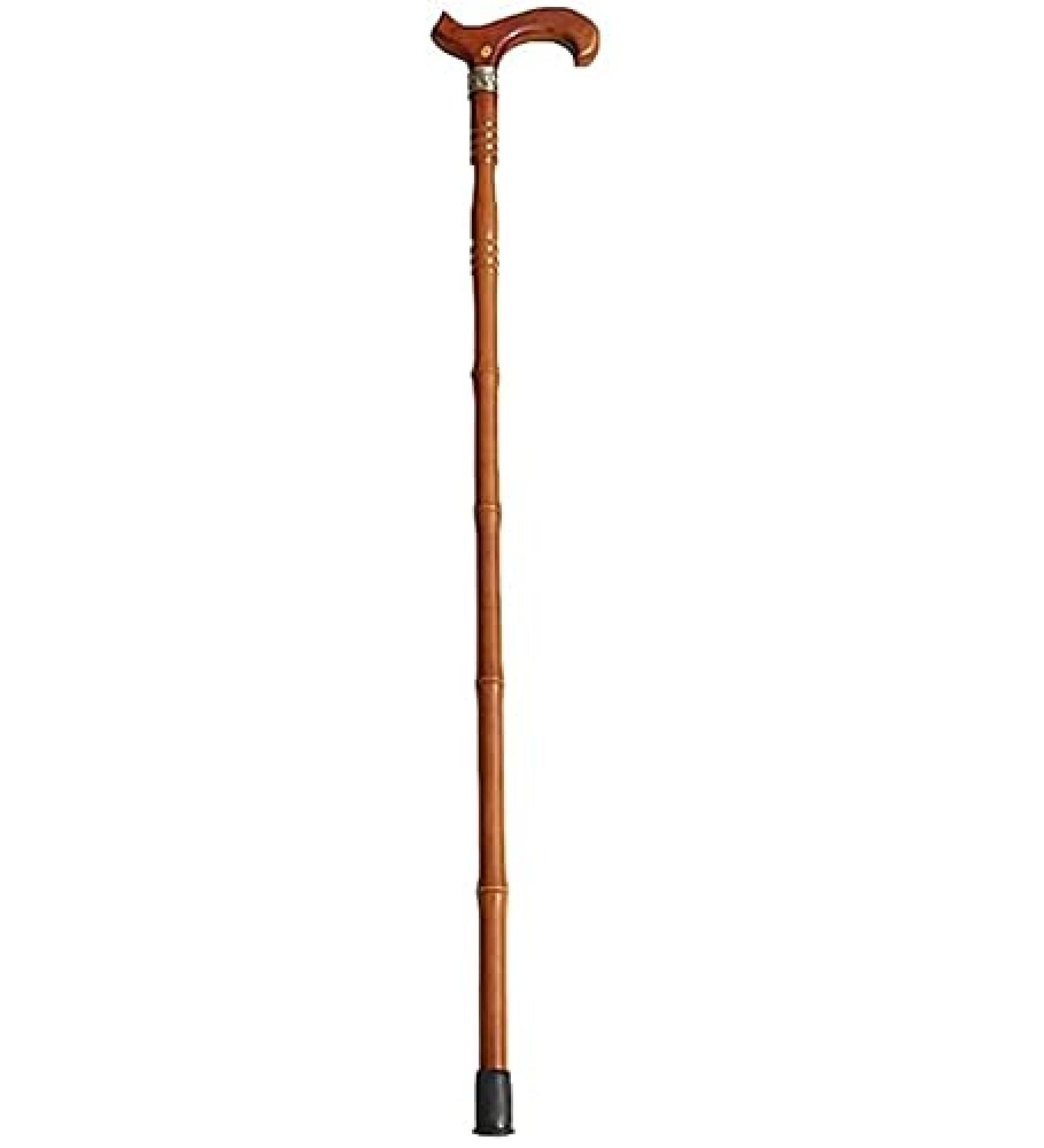 Wooden Walking Stick Solid Cane Walking Sticks for The Elderly Crutches Sticks T-Hands Walkers for The Elderly Articles Length 96.5 Cm Easy to Shorten - Buy Online on GoSupps.com