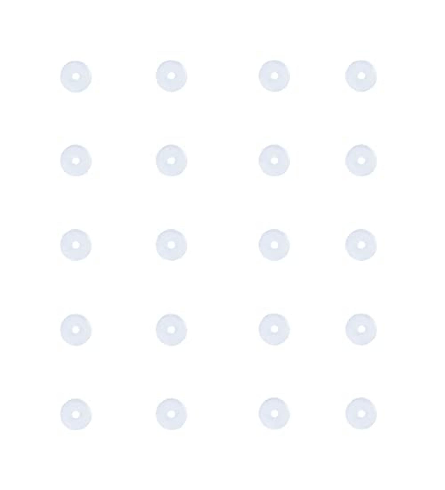 Bloomfall Clear Piercing Discs - 20PCS Silicone Pressure Earrings for Keloids & Healing Pads - Belly Button Piercing Kit - Buy Online on GoSupps.com