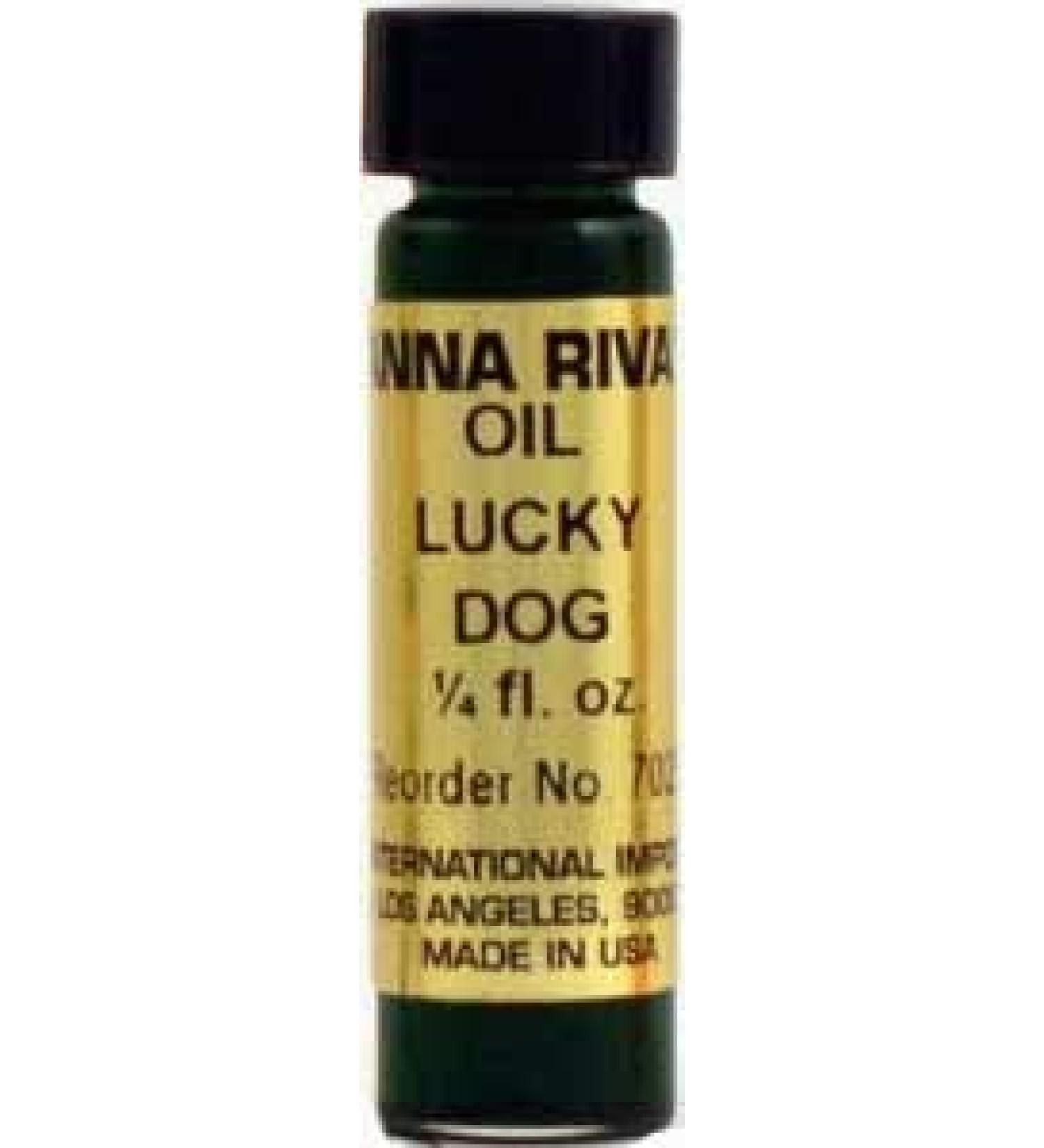 Anna Riva Oil-Lucky Dog 1/4oz for Anointing Candles Charms & Altar Tools