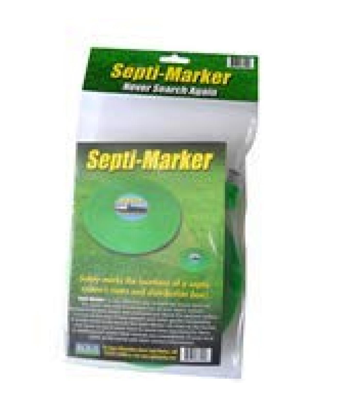 Septic Drainer Septic-Marker: Clearly Mark Your Septic System Safety - Single Marker - Buy Online on GoSupps.com