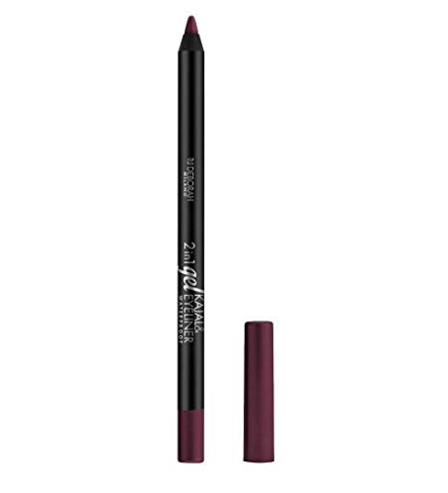 Deborah Milano 2in1 Gel Kajal + Eyeliner 12 Burgundy