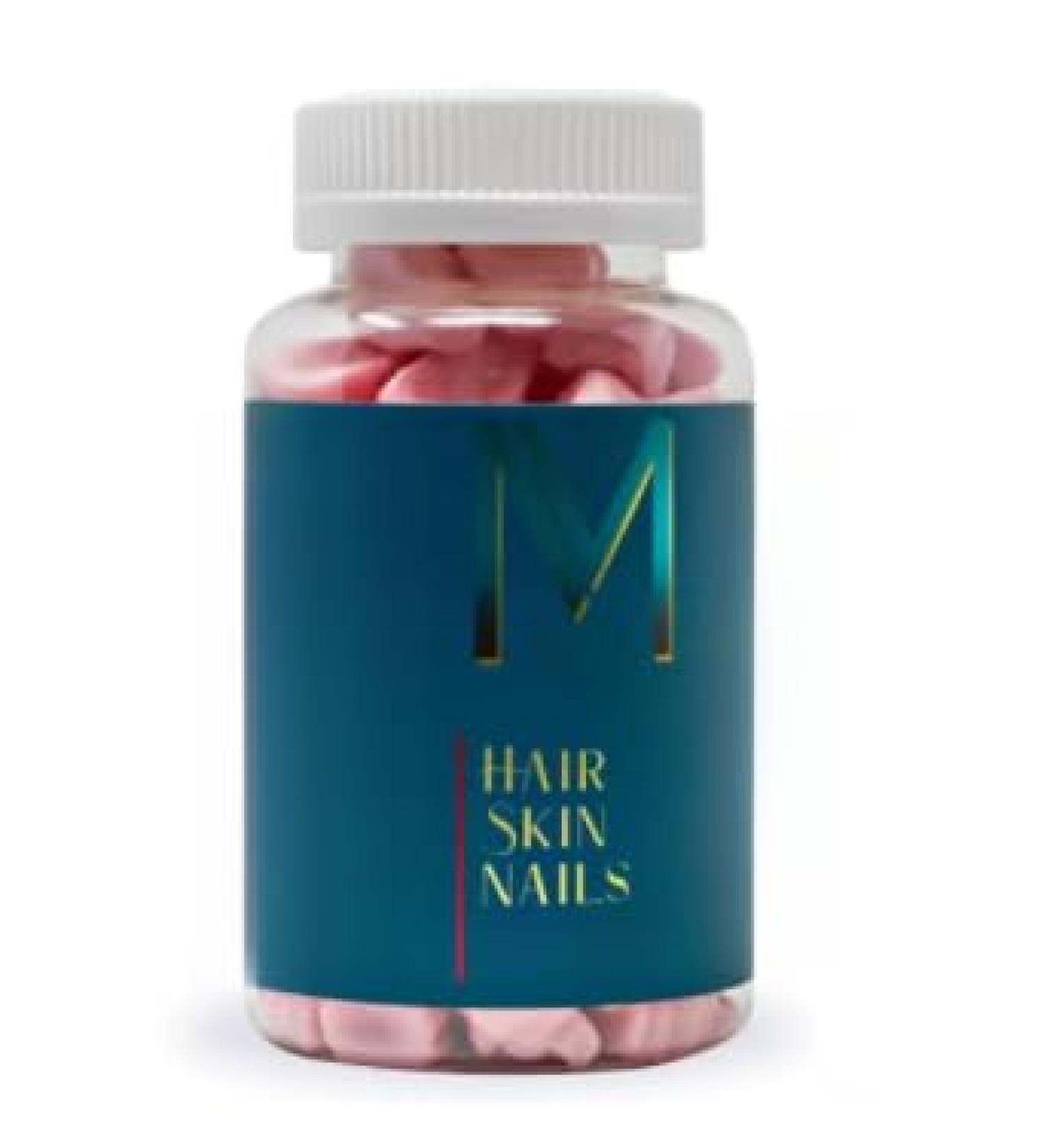 Gummies pour cheveux peau et ongles - Favorisent la croissance des cheveux la force de la peau et des ongles - Convient aux femmes et aux hommes