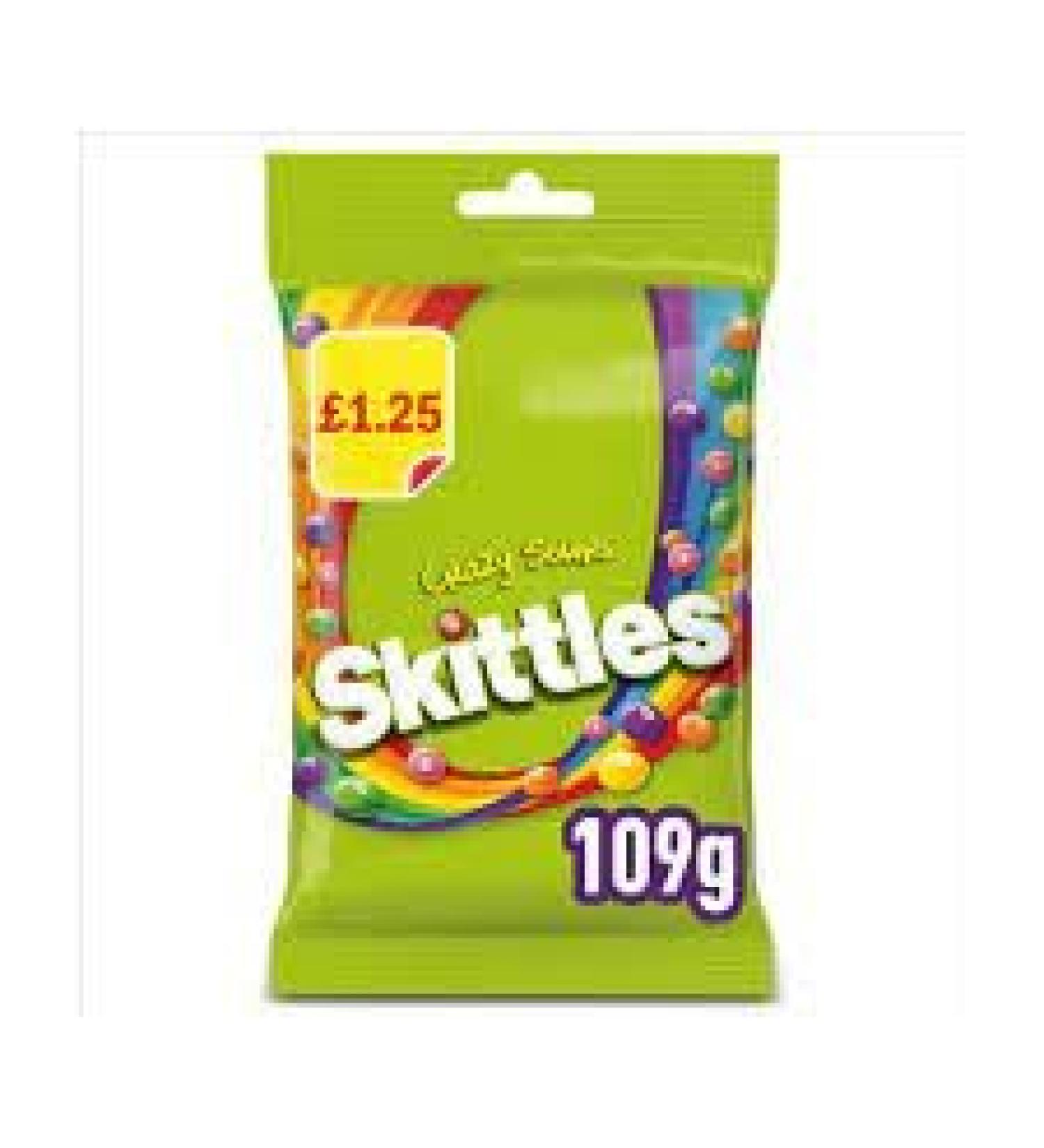 Skittlezs Sweets Mix 14 Packs 109g Bags Assorted Flavours (Crazy Sours)