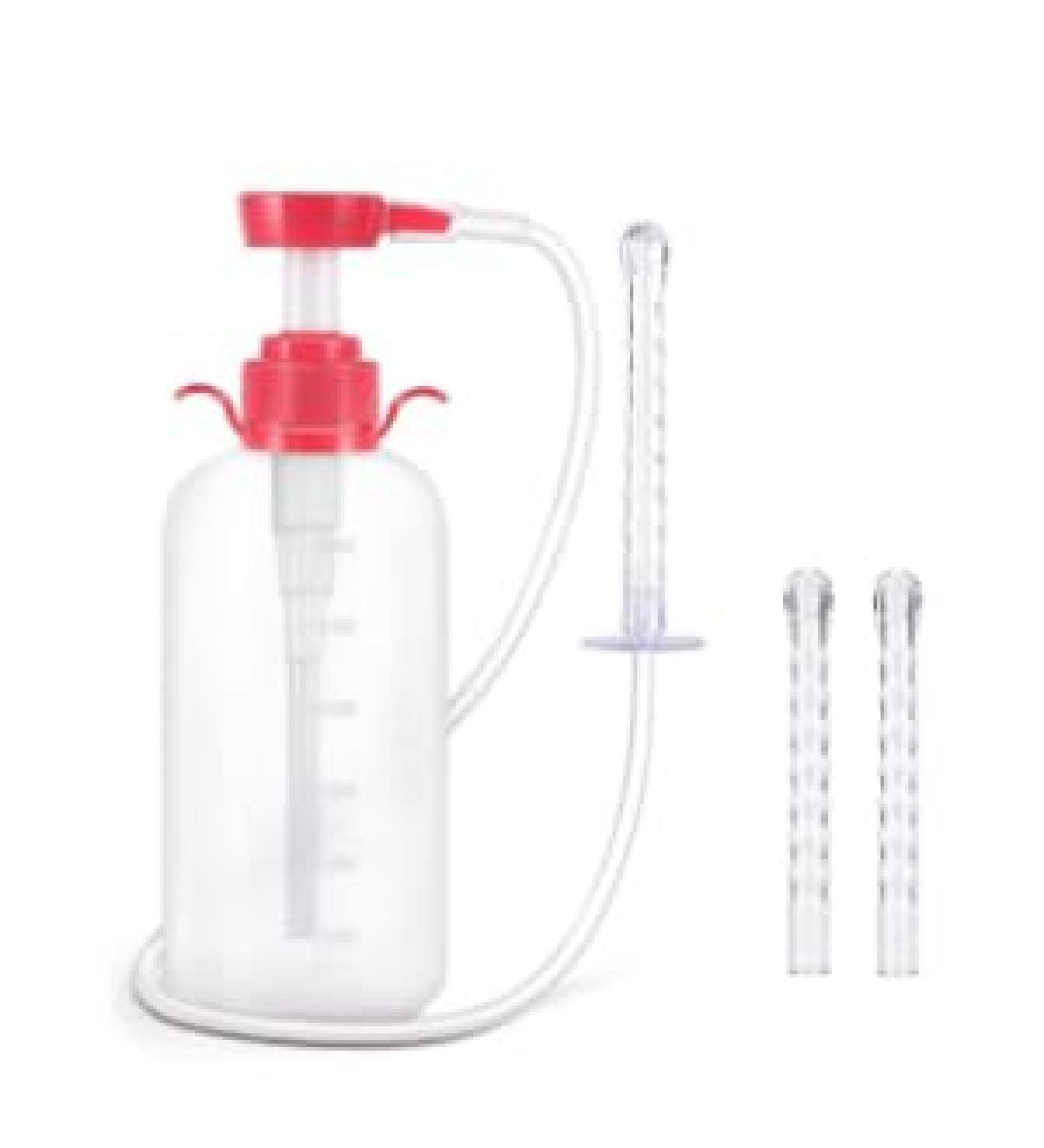 Vaginalusche 600ml - Daily Care for Women with 3 Spray Nozzles | High Water Output & Pressure Flushing - Buy Online on GoSupps.com