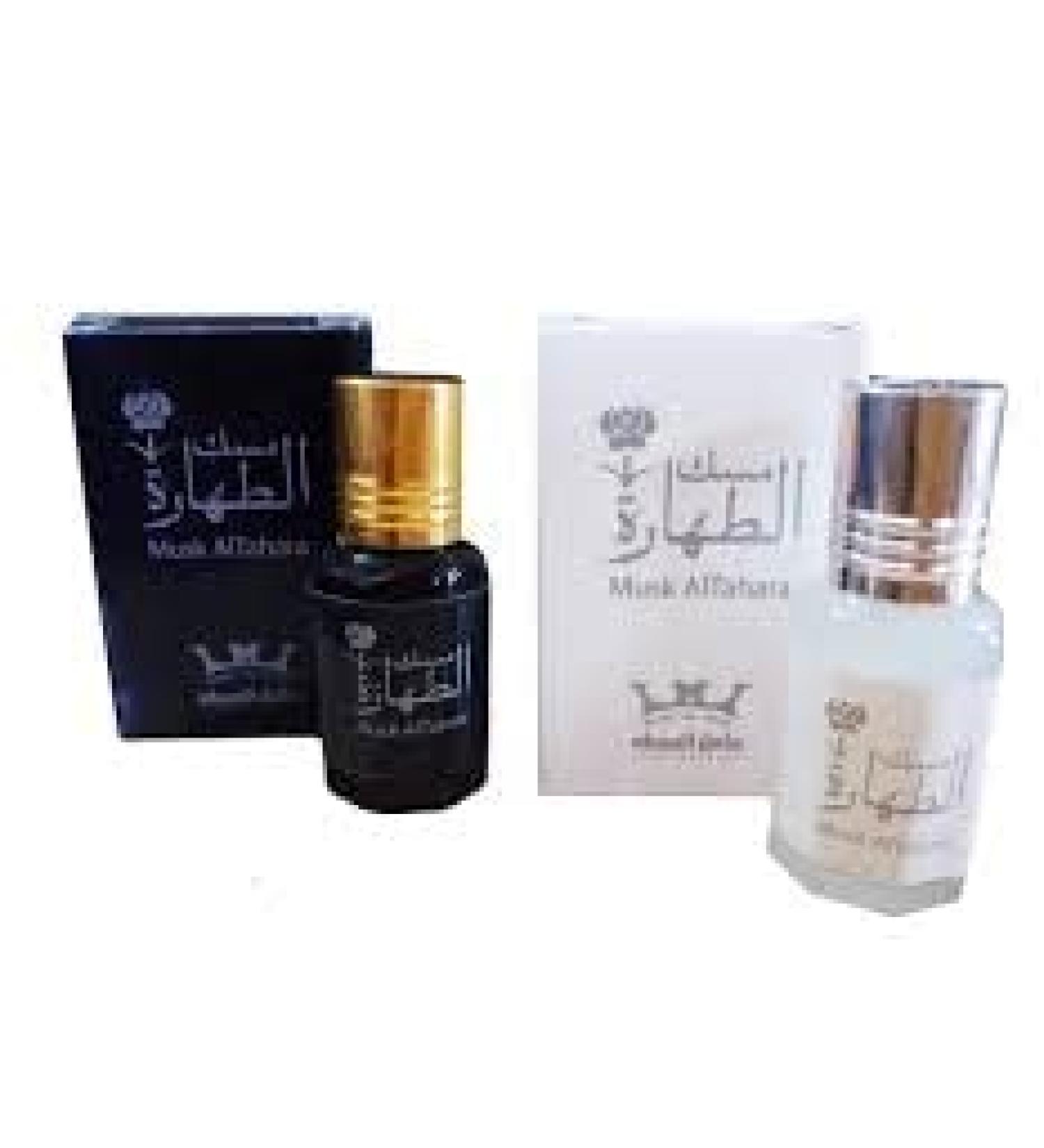 2 Pieces Musk for Women Fortune for Saudi Arabia Pure Tahira Black and White Perfume 2 x 5 ml Alcohol Free Body Fragrance Incense Oil. - Buy Online on GoSupps.com