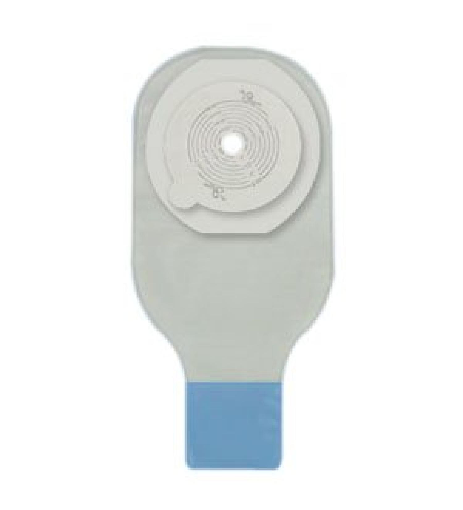EI7600002 - Securi-T USA 12 1-Piece Drainable Pouch Tape Collar Transparent Cut-to-Fit 1 Curved Tail Closure
