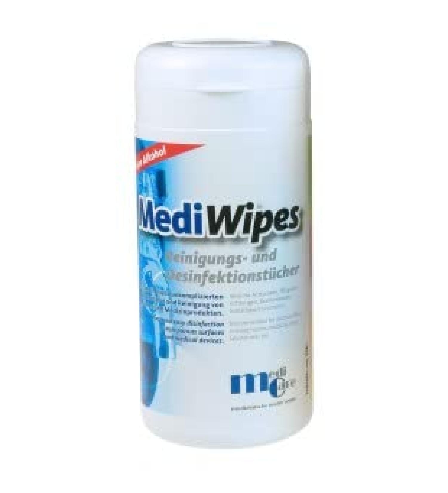 CPAP cleaning wipes MediWipes dispenser box with 115 wipes