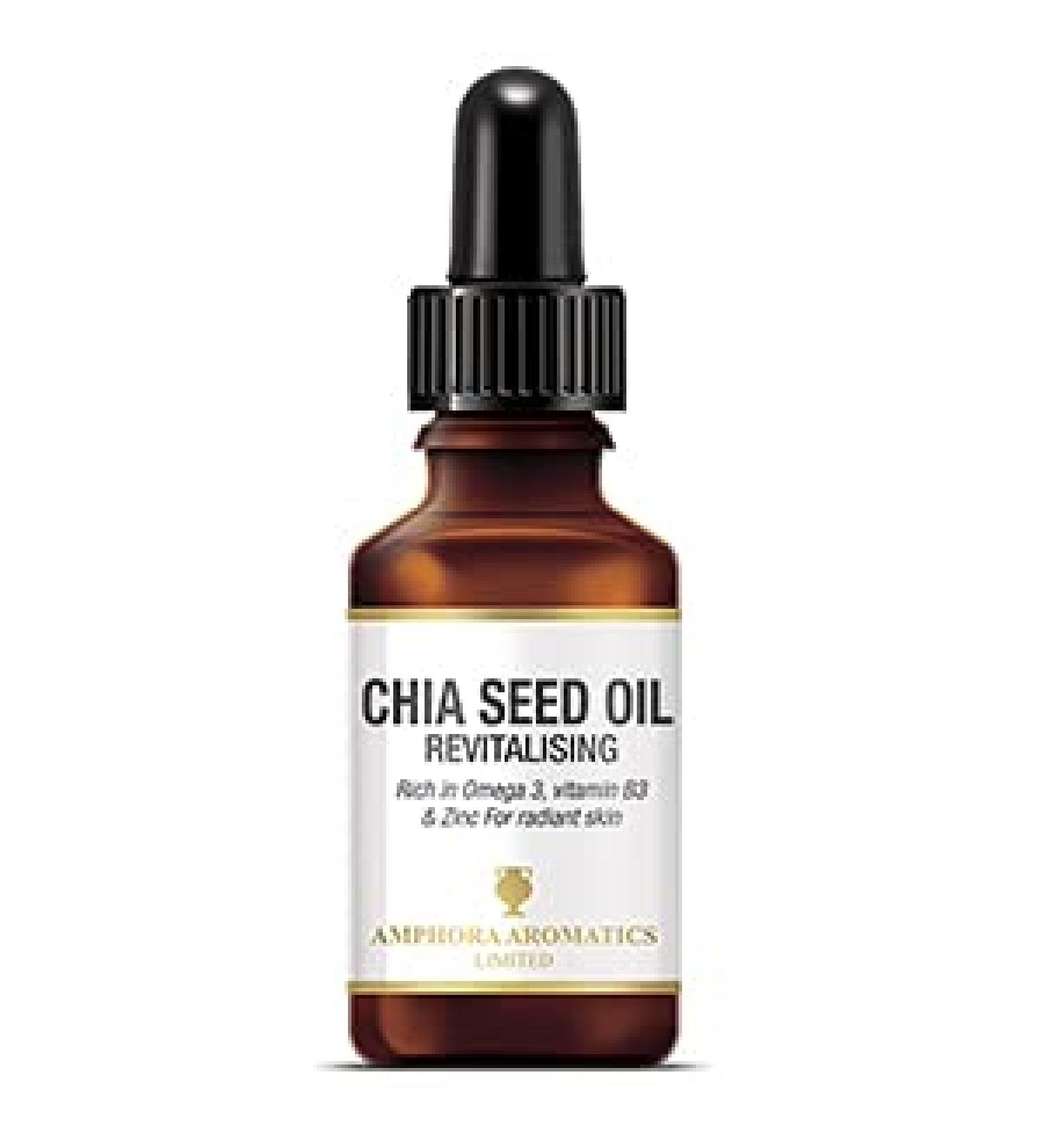 Amphora Aromatics Chia Seed Oil 25ml - Revitalising single