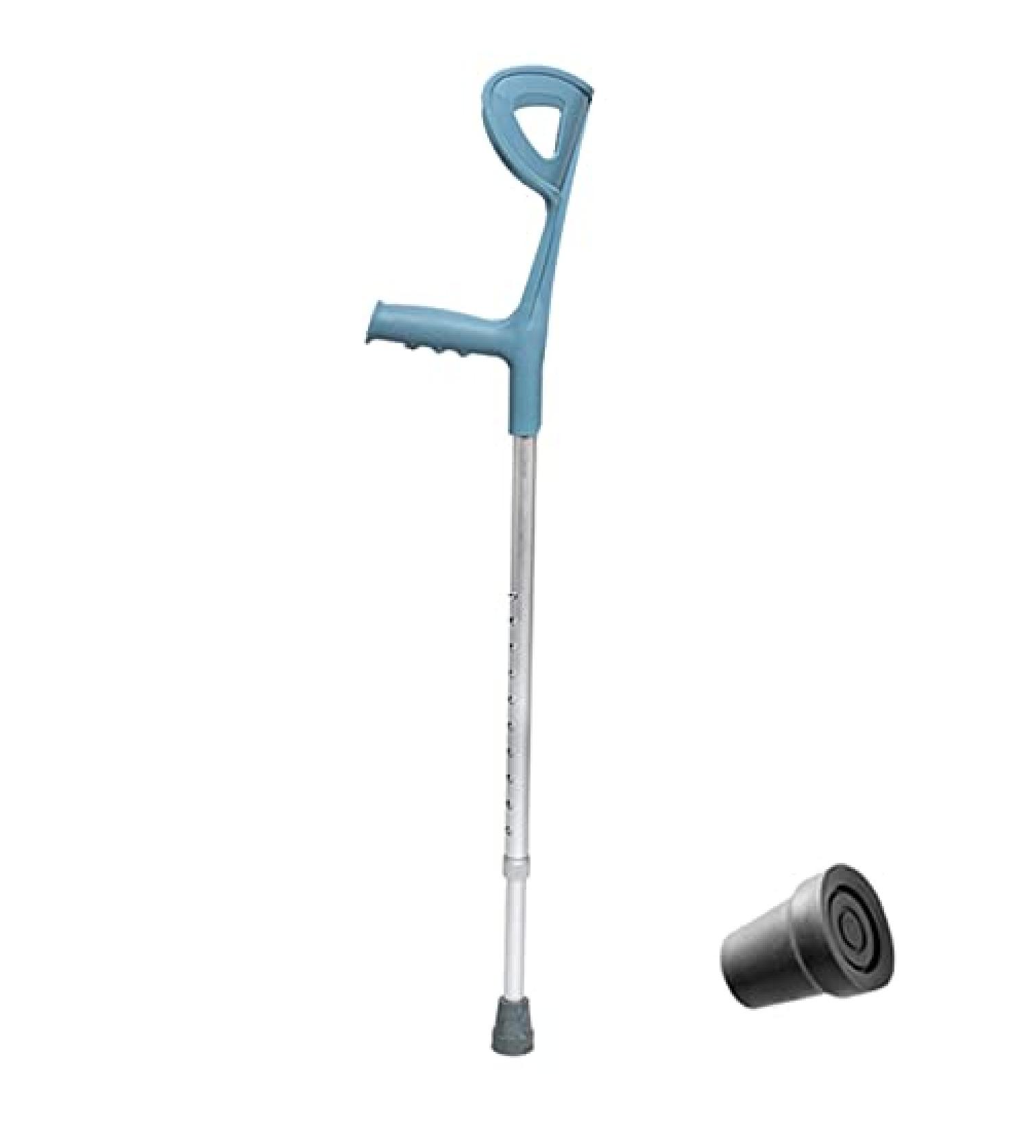 Forearm Crutches - Lightweight Aluminum Arm Crutches - Adjustable Crutches - Ergonomic Handles - Non-Slip Rubber Tip (Color : 1 Unit) Prosperous - Buy Online on GoSupps.com