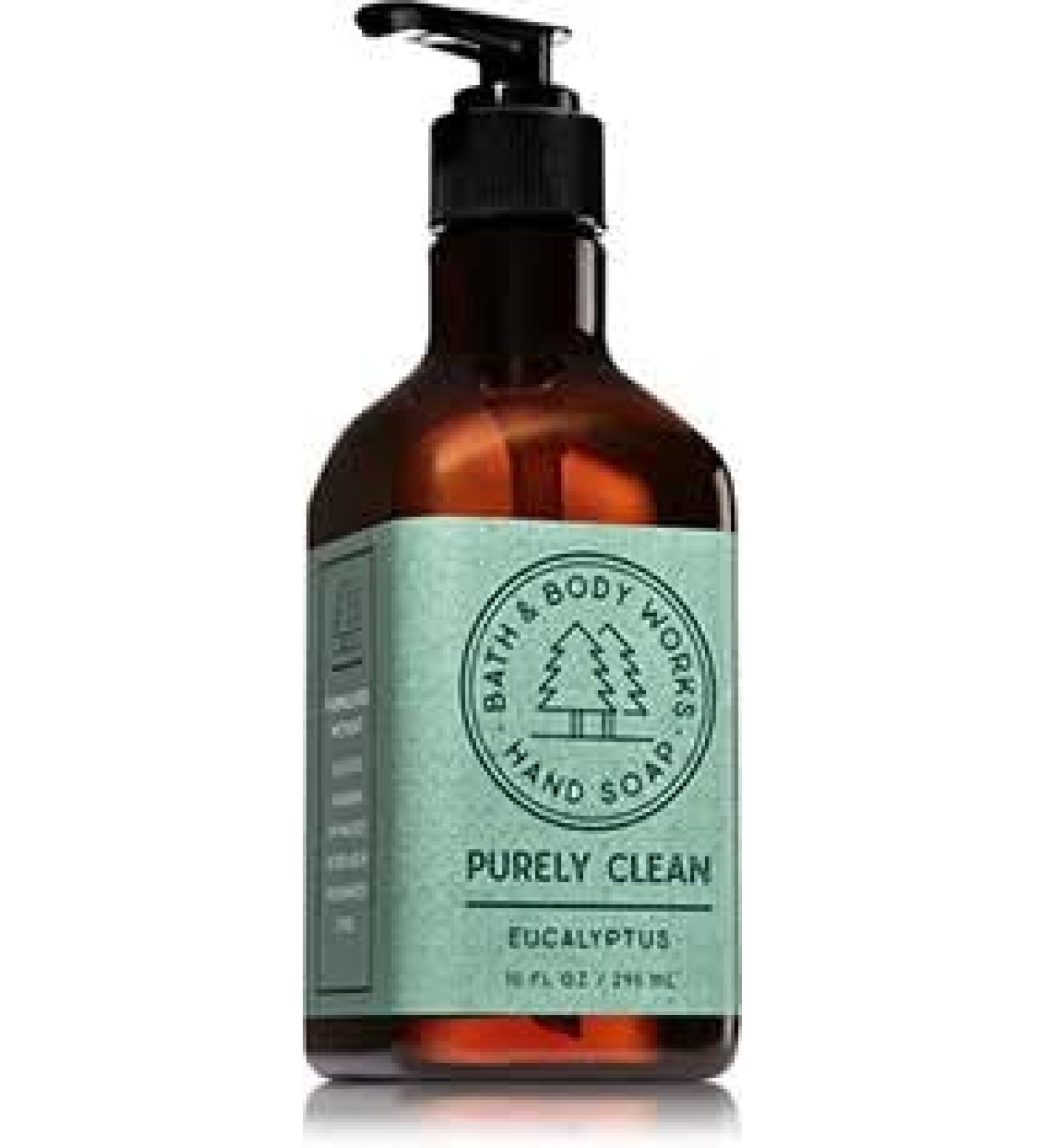Bath Body Purely Clean Eucalyptus Gentle Foaming Hand Soap - 10 Fl Oz - Scented with Natural Essential Oils