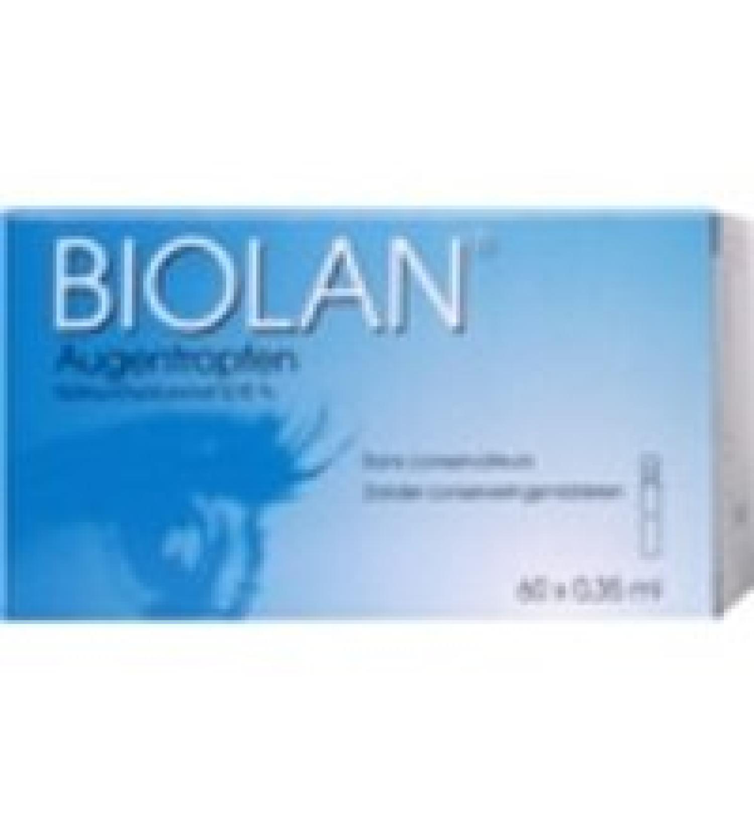 BIOLAN eye drops single dose pip 60X0.35 ml