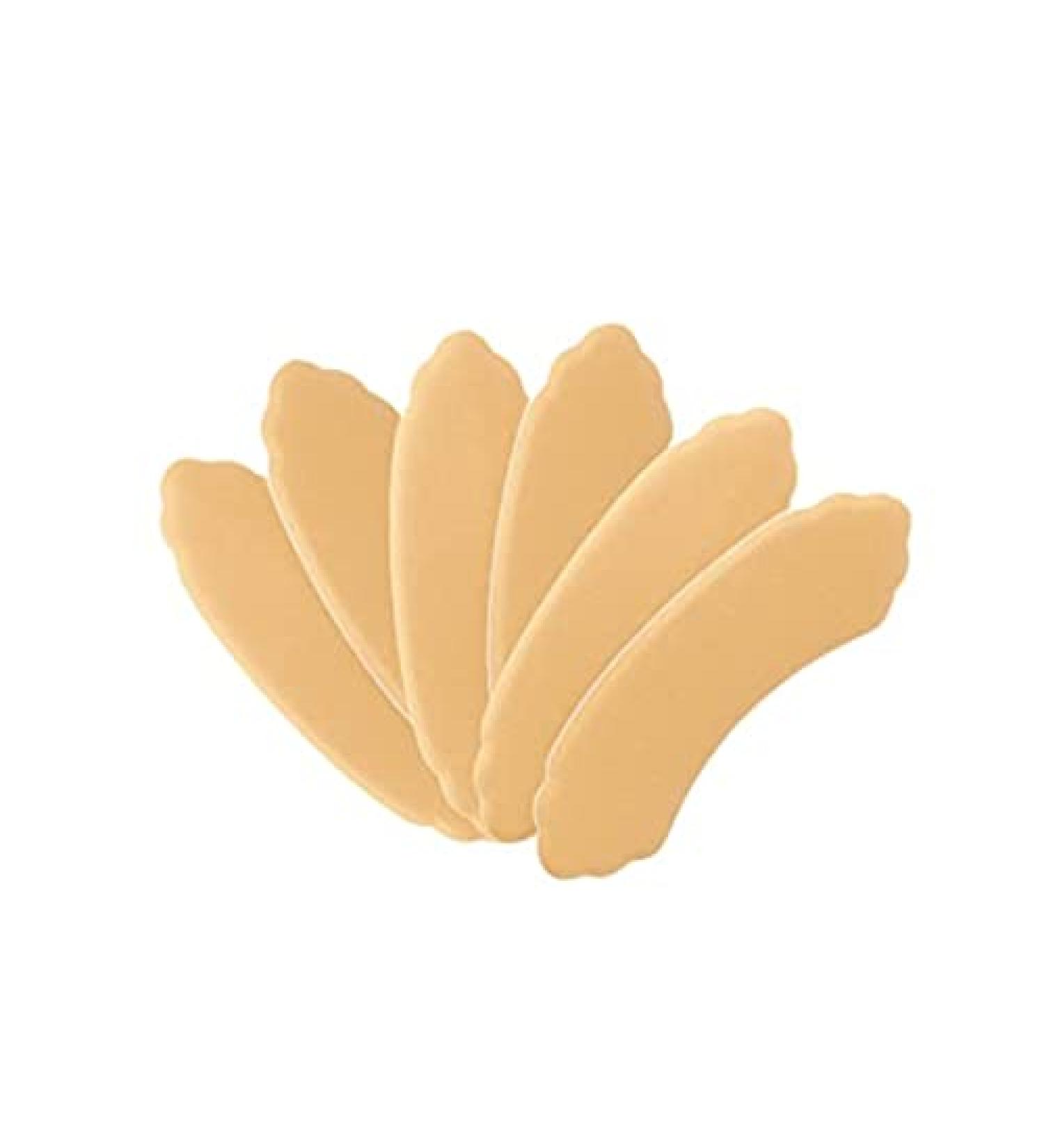 Foot Petals Heavenly Heelz Buttercup Triple Pair  Butter Cup  One Size