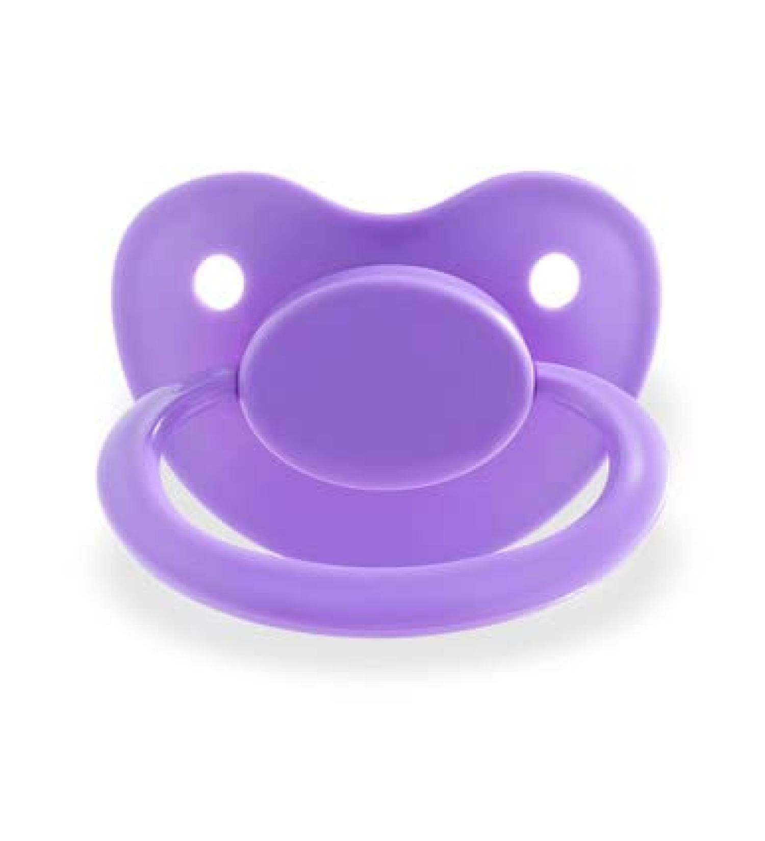 Pacifier Addict - Fixx - JUMBO Functional Adult XXL Silicone Pacifier - Size 10 (Purple)