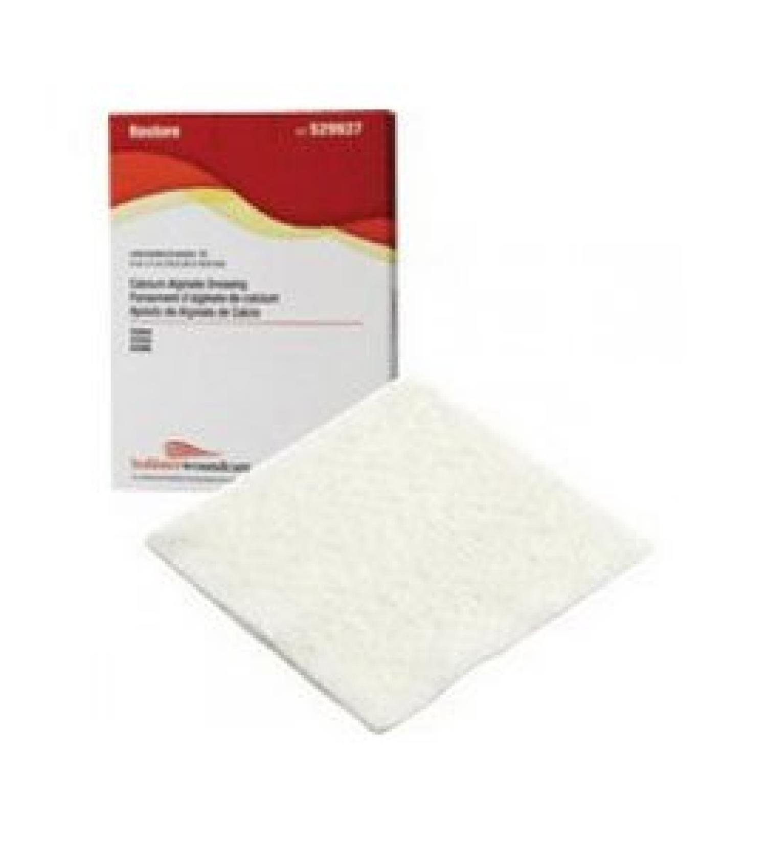 Hollister Restore Calcium Alginate With Silver 2"X2" - Box of 10 - Model 529967