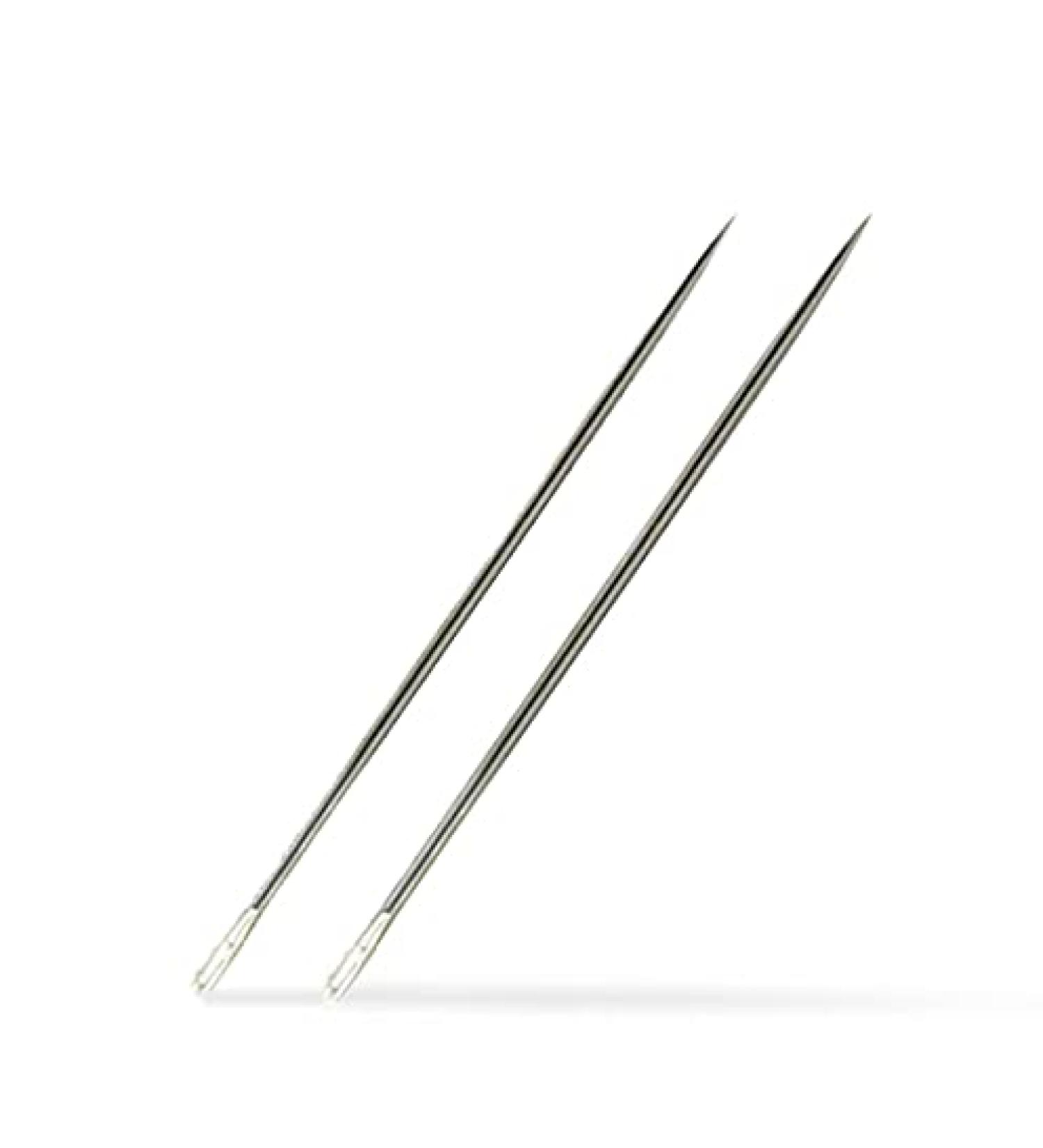 SUWEI 4 Upholstery Hard Large Eye Needle 2 Pcs for Hand Sewing Leather Tapestry Embroidery - Silver, 4 Inch - Buy Online on GoSupps.com