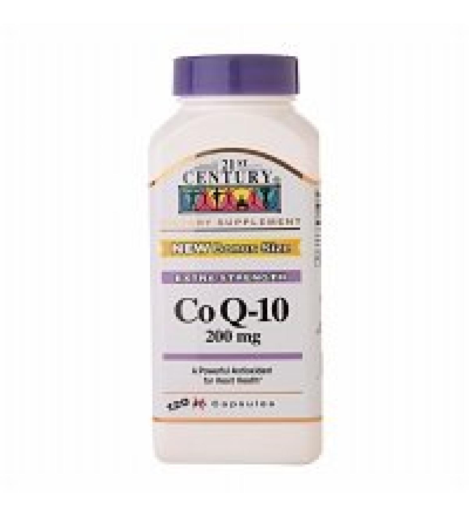 21st Century CoQ10 200 mg Capsules 120 ea - 2pc