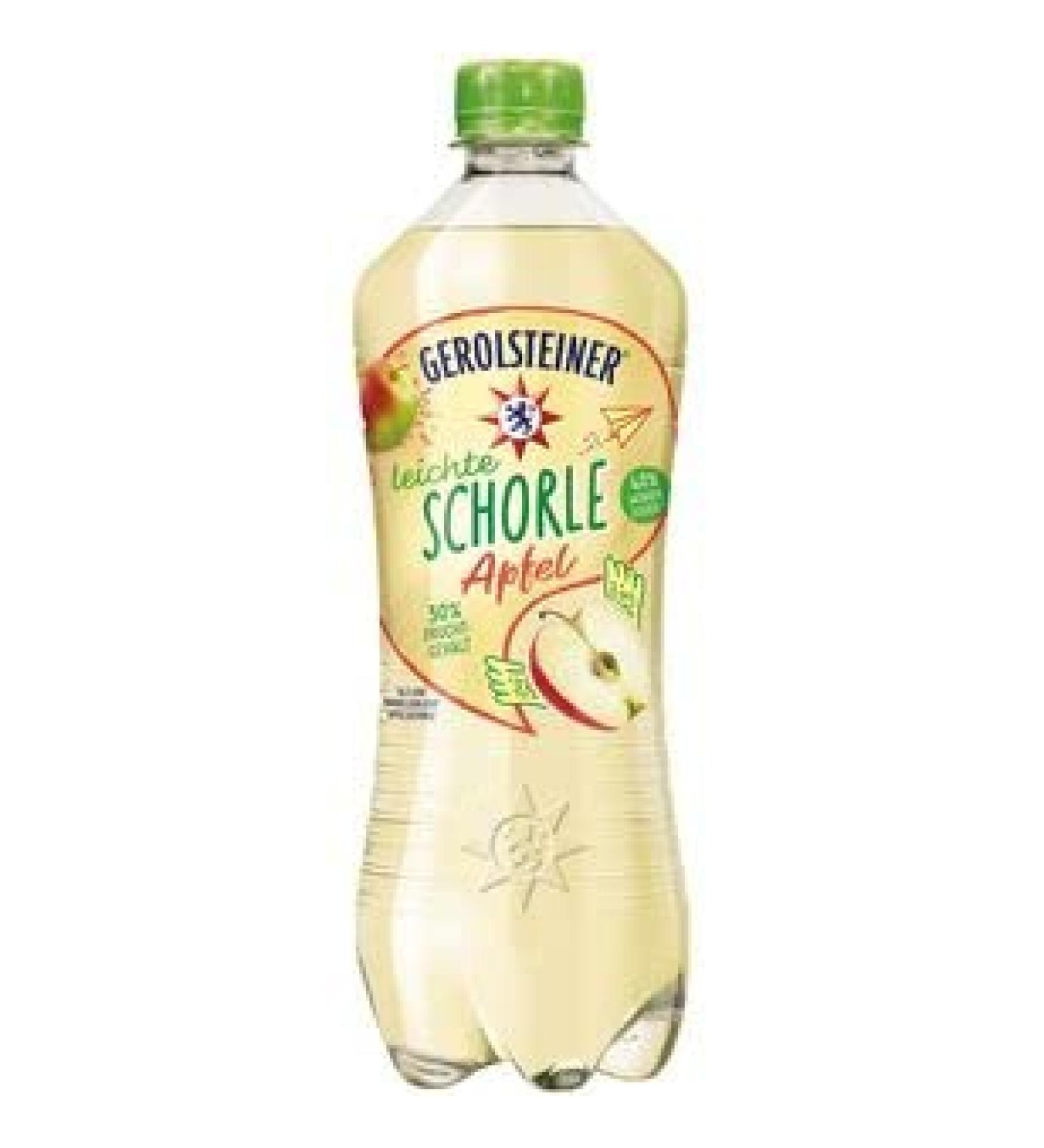 Gerolsteiner Light Apple Spritzer pack of 6 (6 x 0.75 l) DISPOSABLE