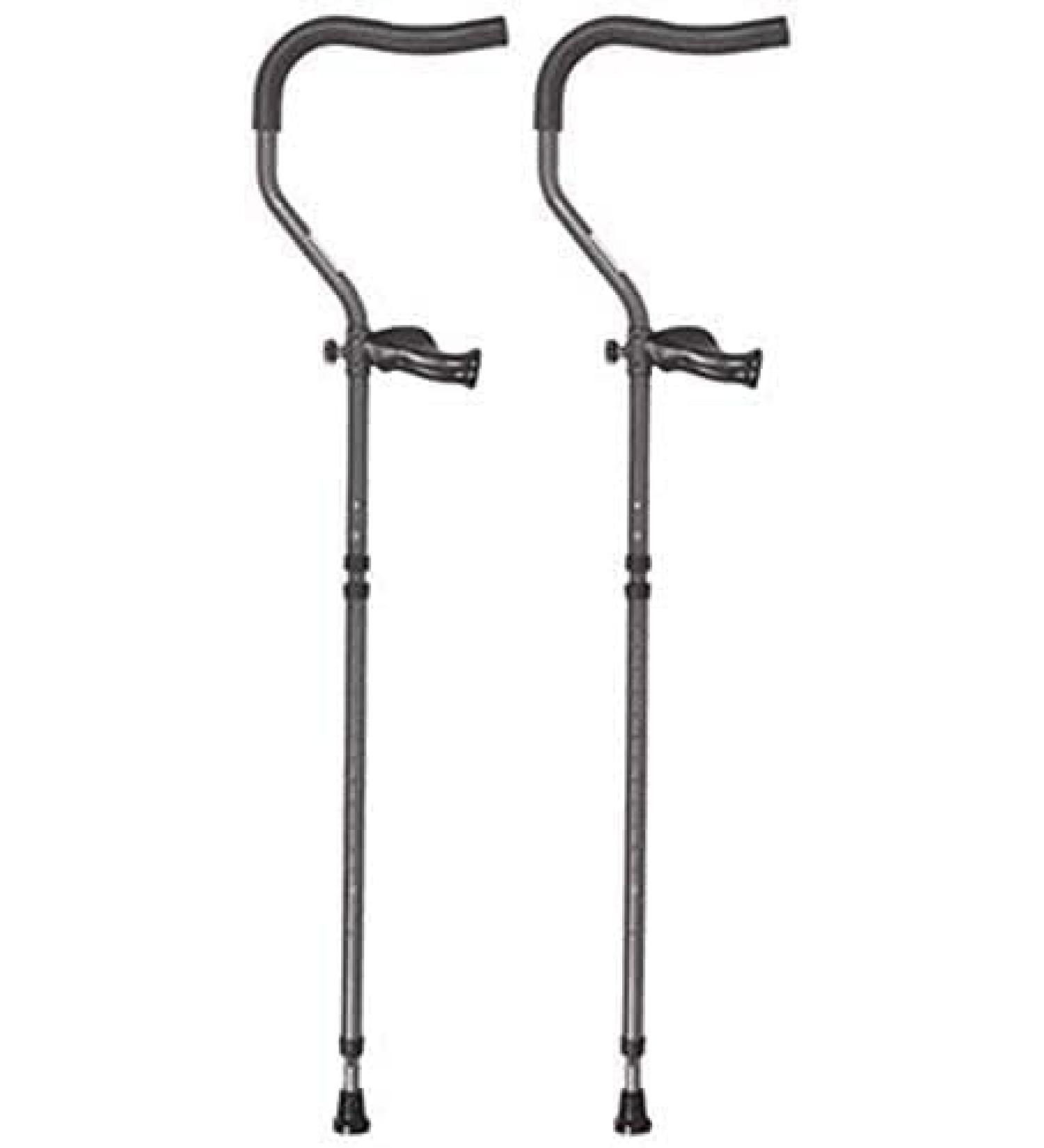 PSMPENG LRVTREC Forearm Crutches Adjustable Cane Medical Crutches Height Adjustable Cane Lightweight Arm Crutch (Size : S) Small - Buy Online on GoSupps.com