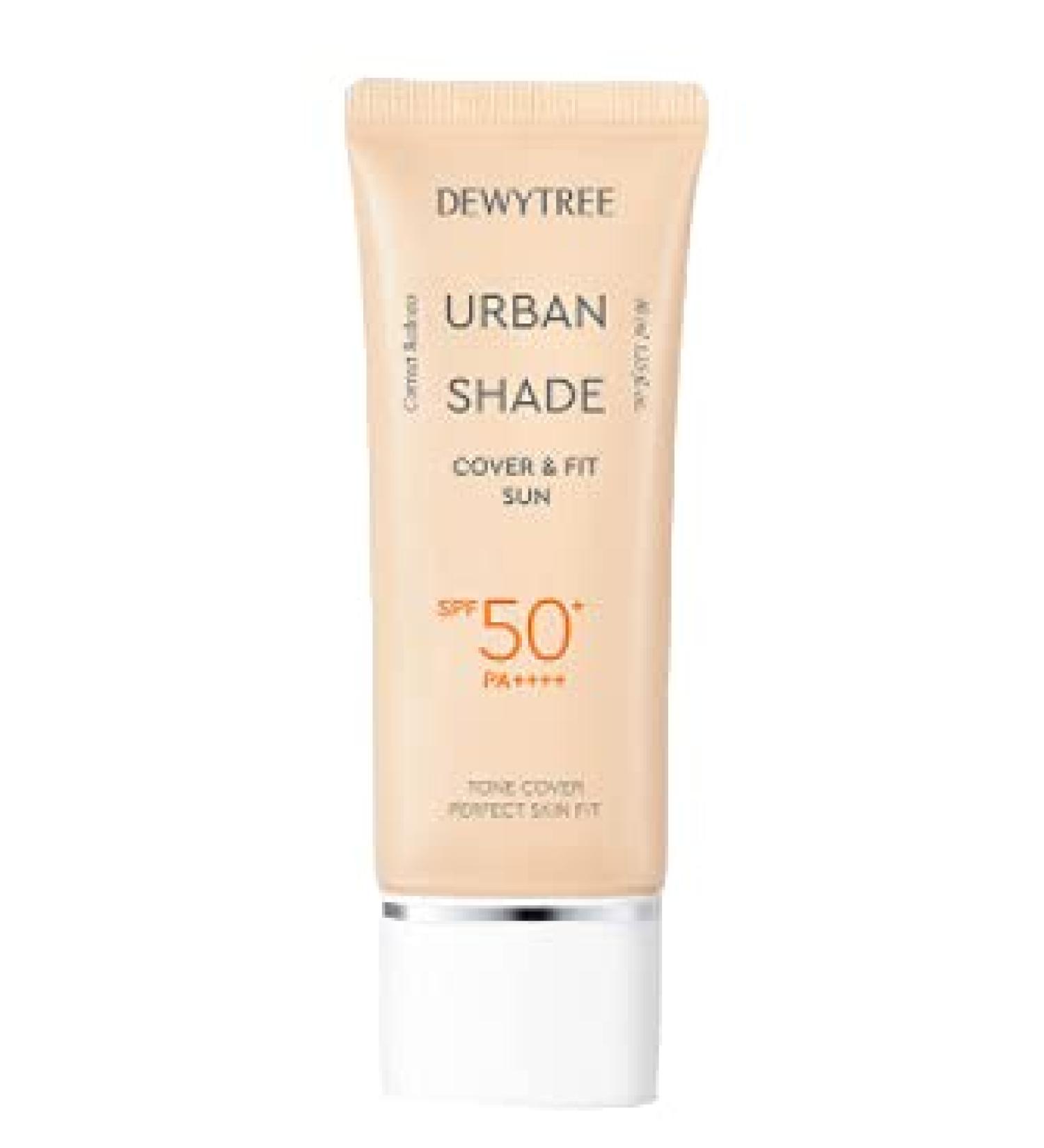 DewyTree Urban Shade Cover SPF 50+ PA++++ | Korean Mild Sunscreen Tone Cover & Perfect Skin Fit - 40ml K-Beauty Skincare - Buy Online on GoSupps.com