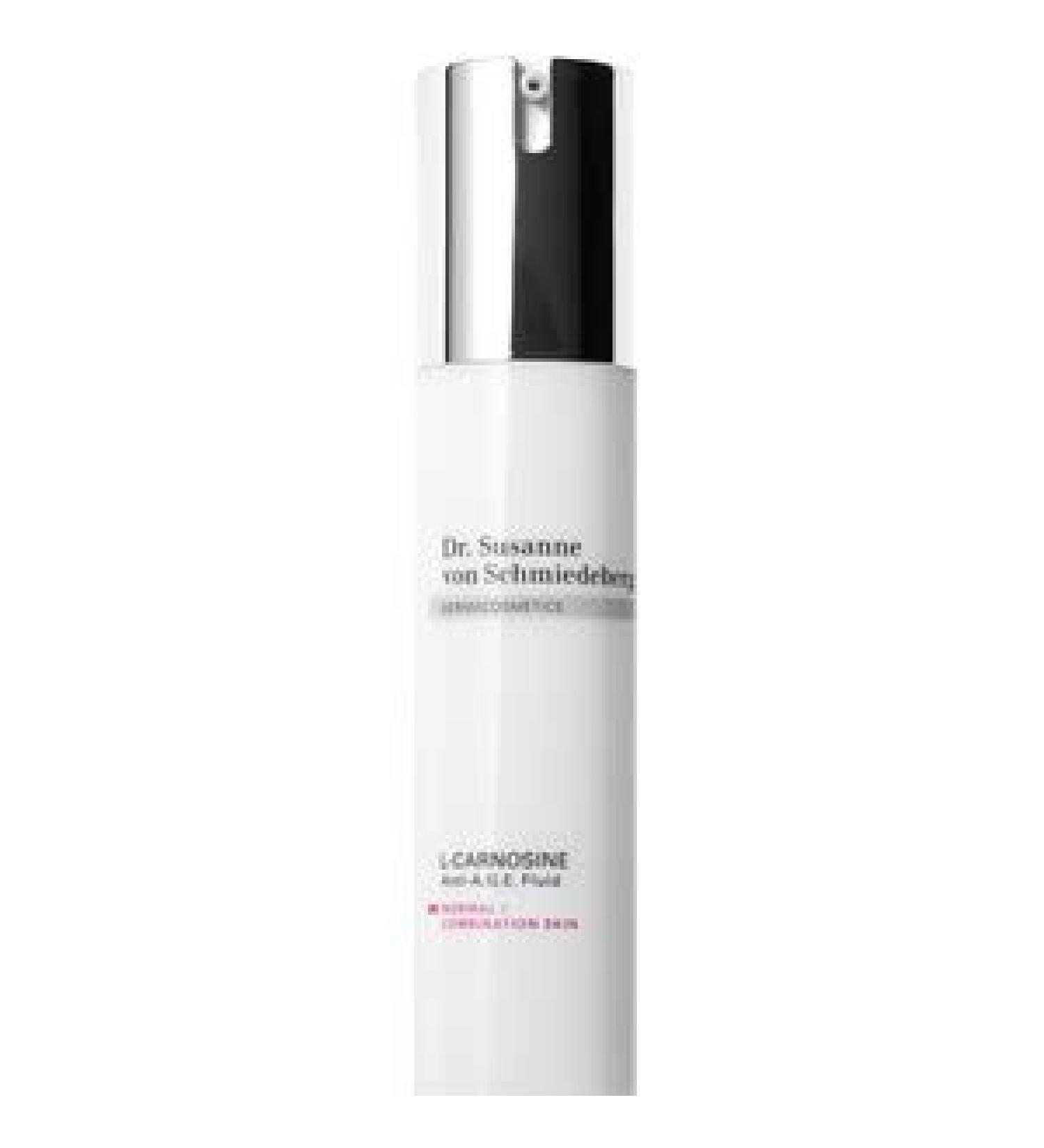  Dr. Susanne von Schmiedeberg Dr. Susanne von Schmiedeberg L-Carnosine Anti-A.G.E. Fluid for Normal and Combination Skin - Moisturizing and Anti-Aging - 1 x 50ml - Buy Online on GoSupps.com
