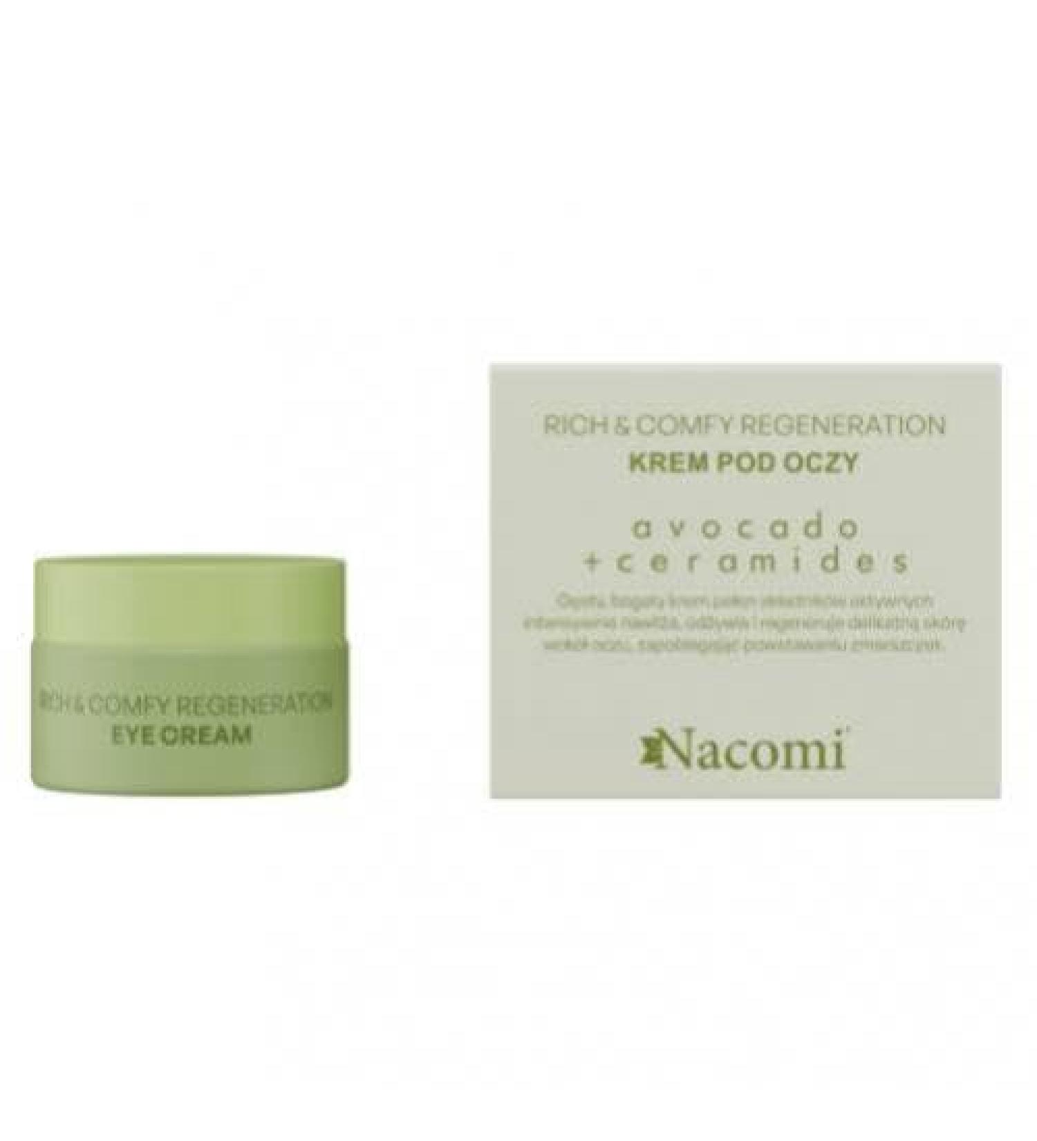 Nacomi NACOMI Rich&Comfy Regeneration Avocado Eye Cream 15ml