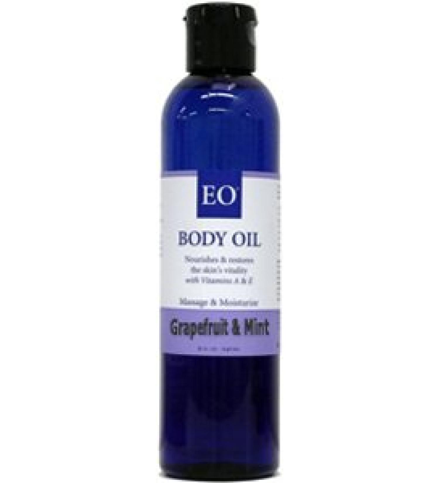 Essential Oil Products Body Oil -Grapefruit & Mint 8 Fl Oz