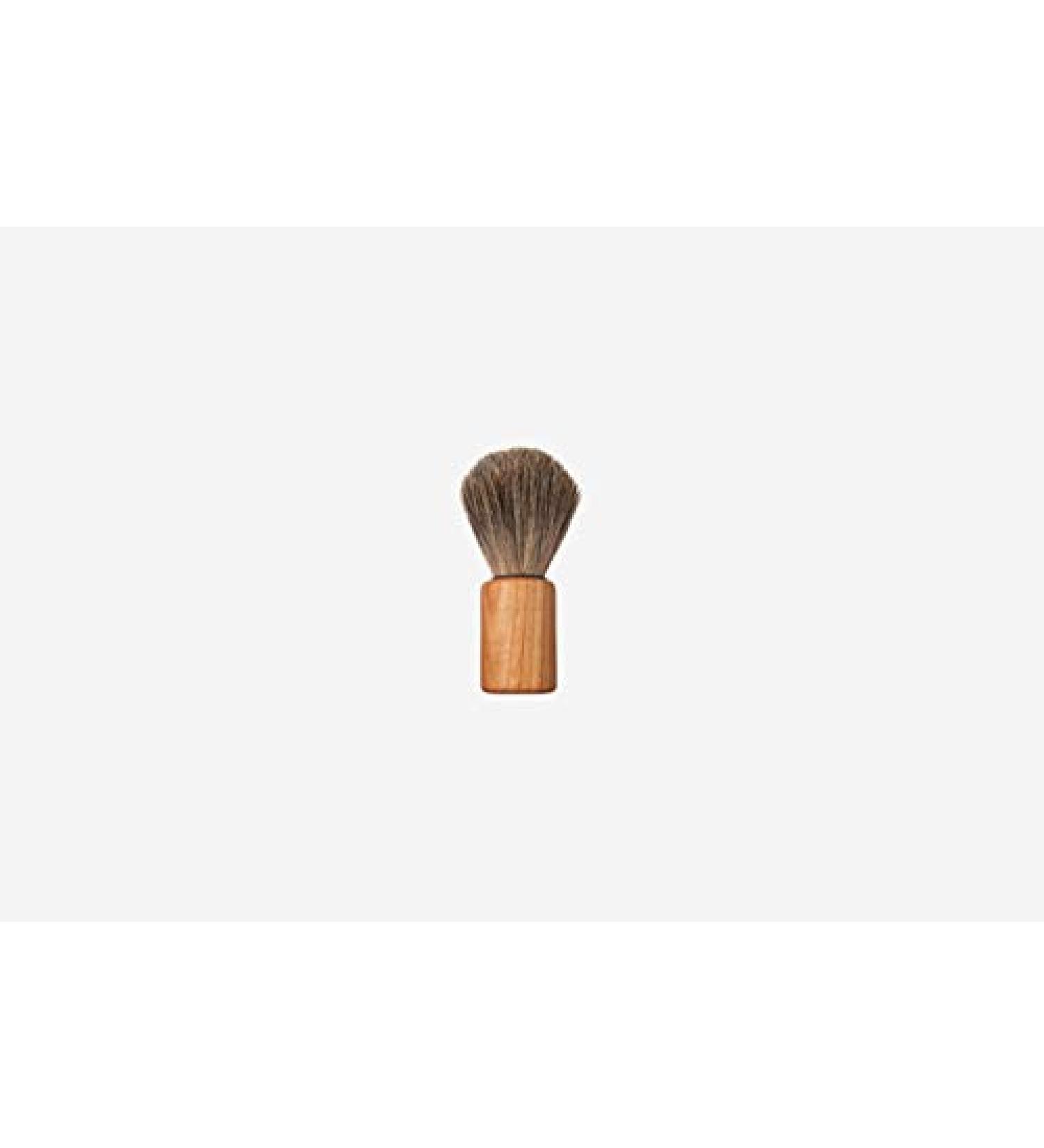 Shaving brush shaving natural pure badger hair cylindrical cherry